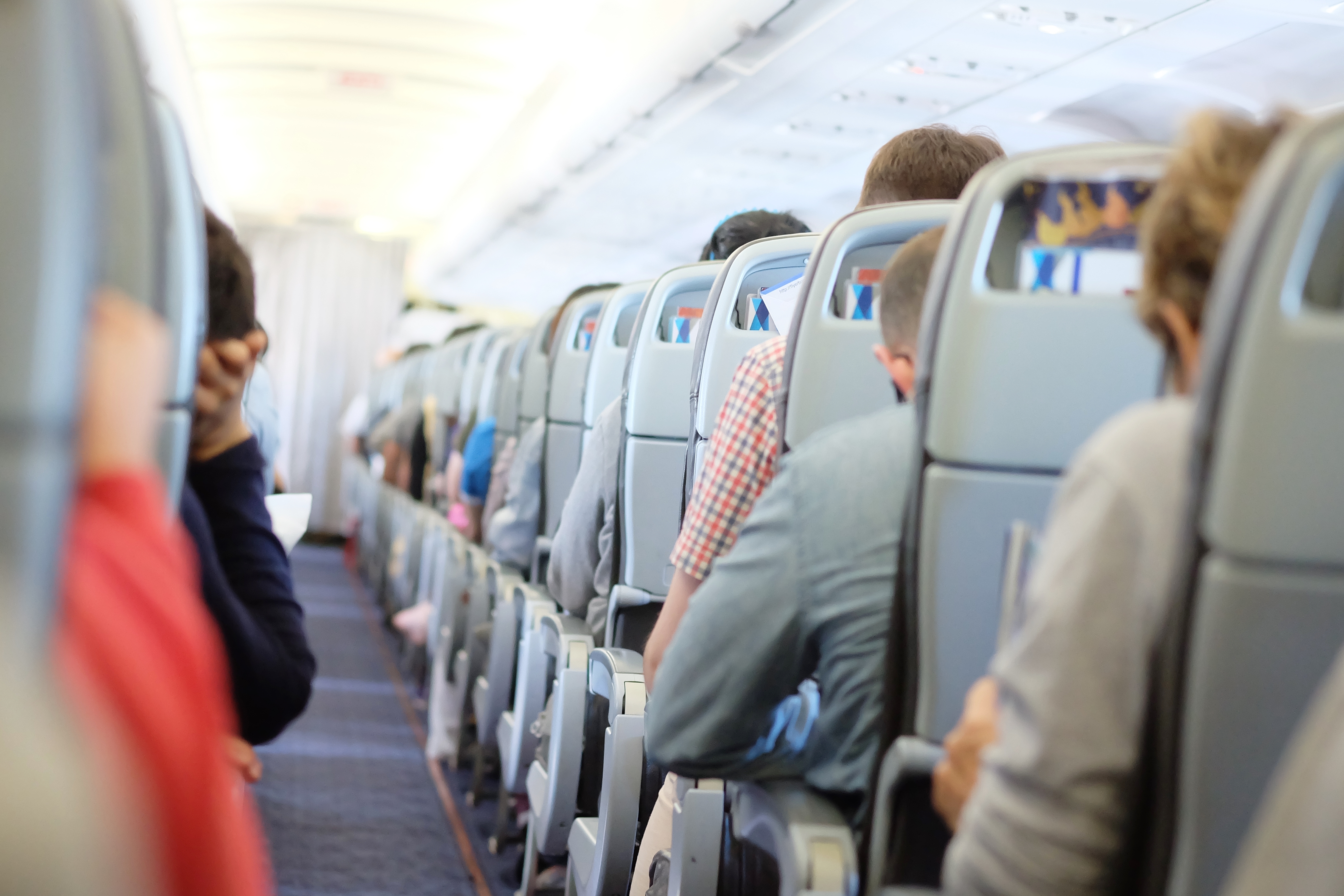 Passagers dans un avion | Source : Shutterstock