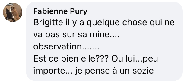 Commentaire d'internaute sur l'apparence de Brigitte Macron | Source : capture Facebook@Gala