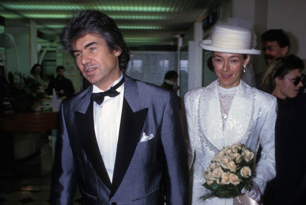 Daniel Guichard et sa femme Christine lors de leur mariage en 1991 |  photo : Getty Images