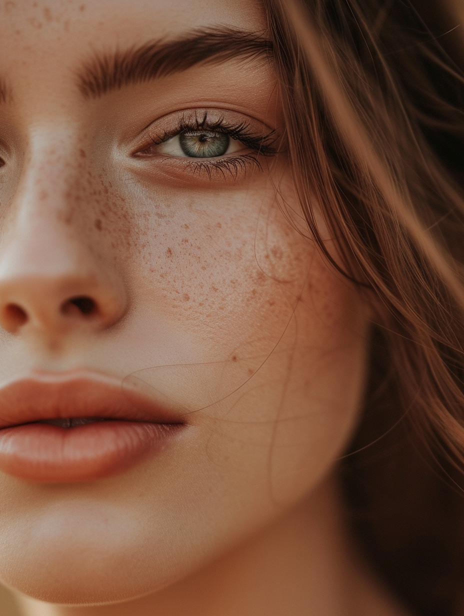 Close-up of a woman | Source: Midjourney