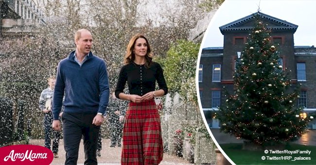 Kate Middleton et Prince William ont un incroyable arbre de Noël à l'extérieur du palais de Kensington