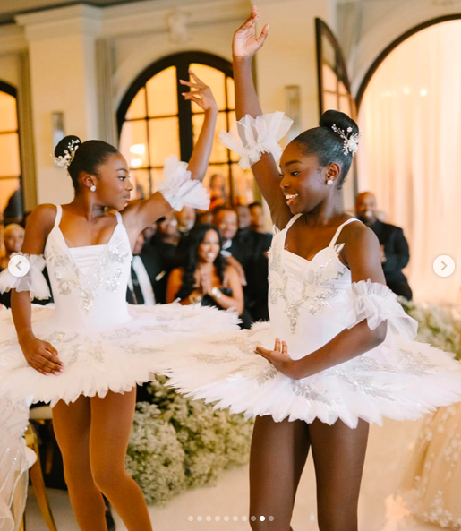 The ballerinas dancing at LeToya Luckett and Taleo Coles' wedding, Les invités au mariage de LeToya Luckett et Taleo Coles, posté le 1er août 2024 | Source : Instagram/valeisha