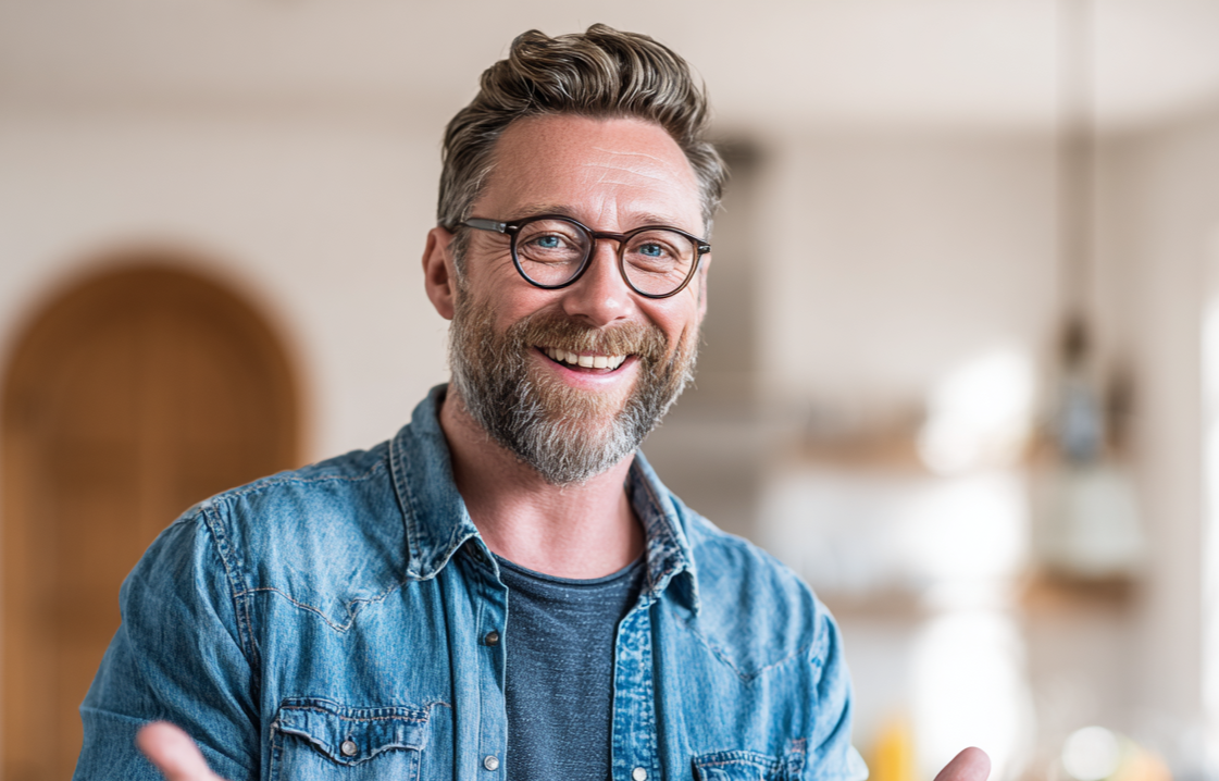 Un homme qui parle | Source : Midjourney