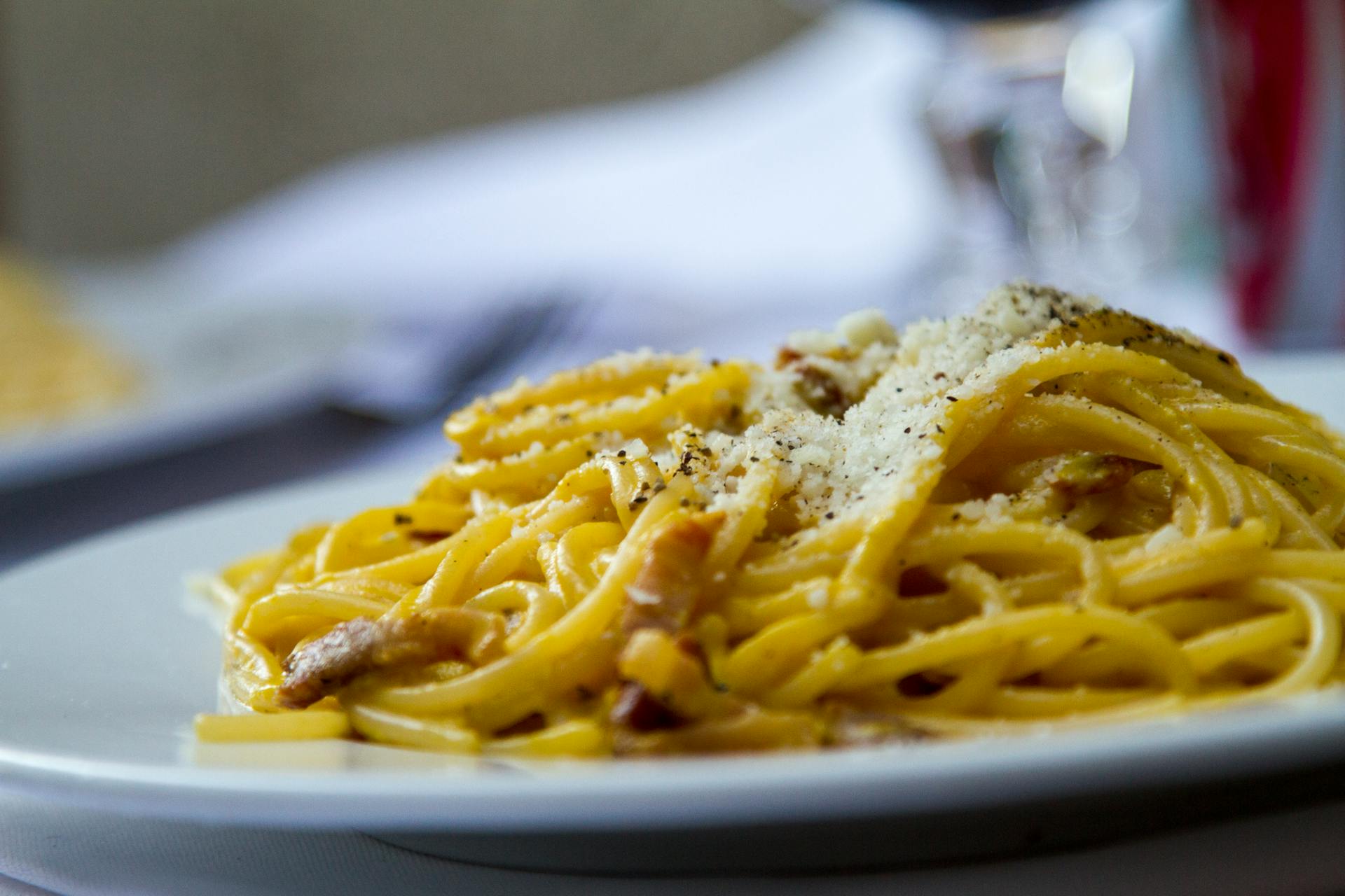 Un gros plan de spaghetti | Source : Pexels