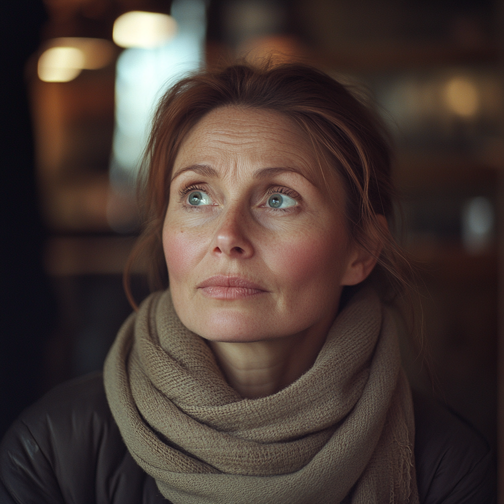 Une femme en train de converser | Source : Midjourney