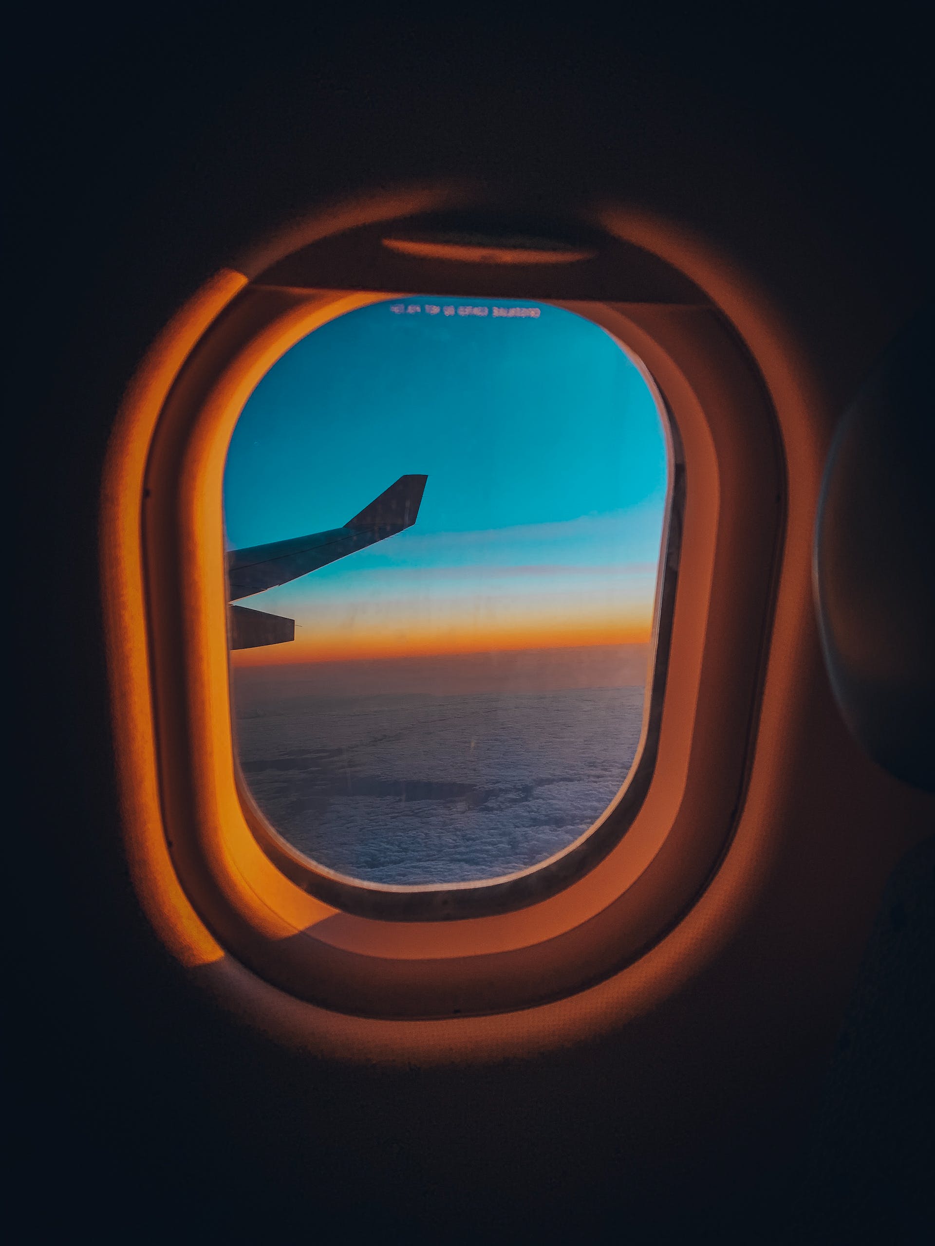 Photo d'un hublot d'avion | Source : Pexels