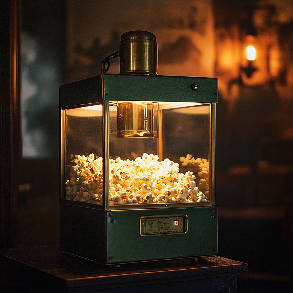 Une machine à pop-corn | Source : Midjourney