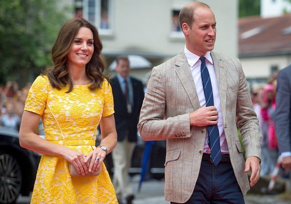 Le prince William et son épouse Catherine, arrivent au Centre allemand de recherche sur le cancer à Heidelberg| Photo : Getty Images