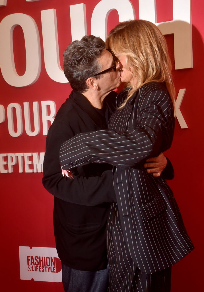 PARIS, FRANCE - 18 SEPTEMBRE : Adriana Karembeu et Marc Lavoine assistent au "Concerto Pour La Paix" - Omar Harfouch Concert Au Théâtre des Champs Elysées le 18 septembre 2024 à Paris, France. (Photo par Foc Kan/WireImage)