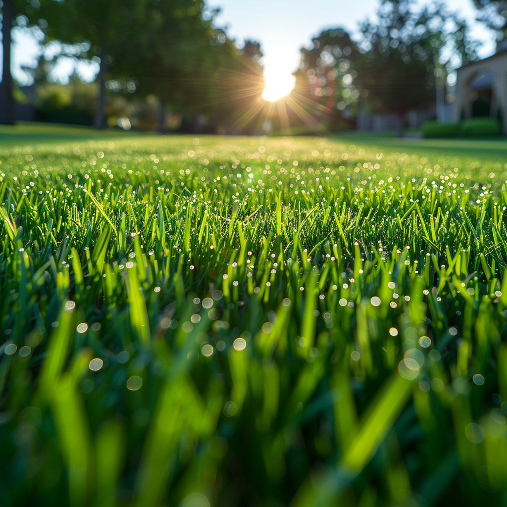 A well-cut lawn | Source: Midjourney