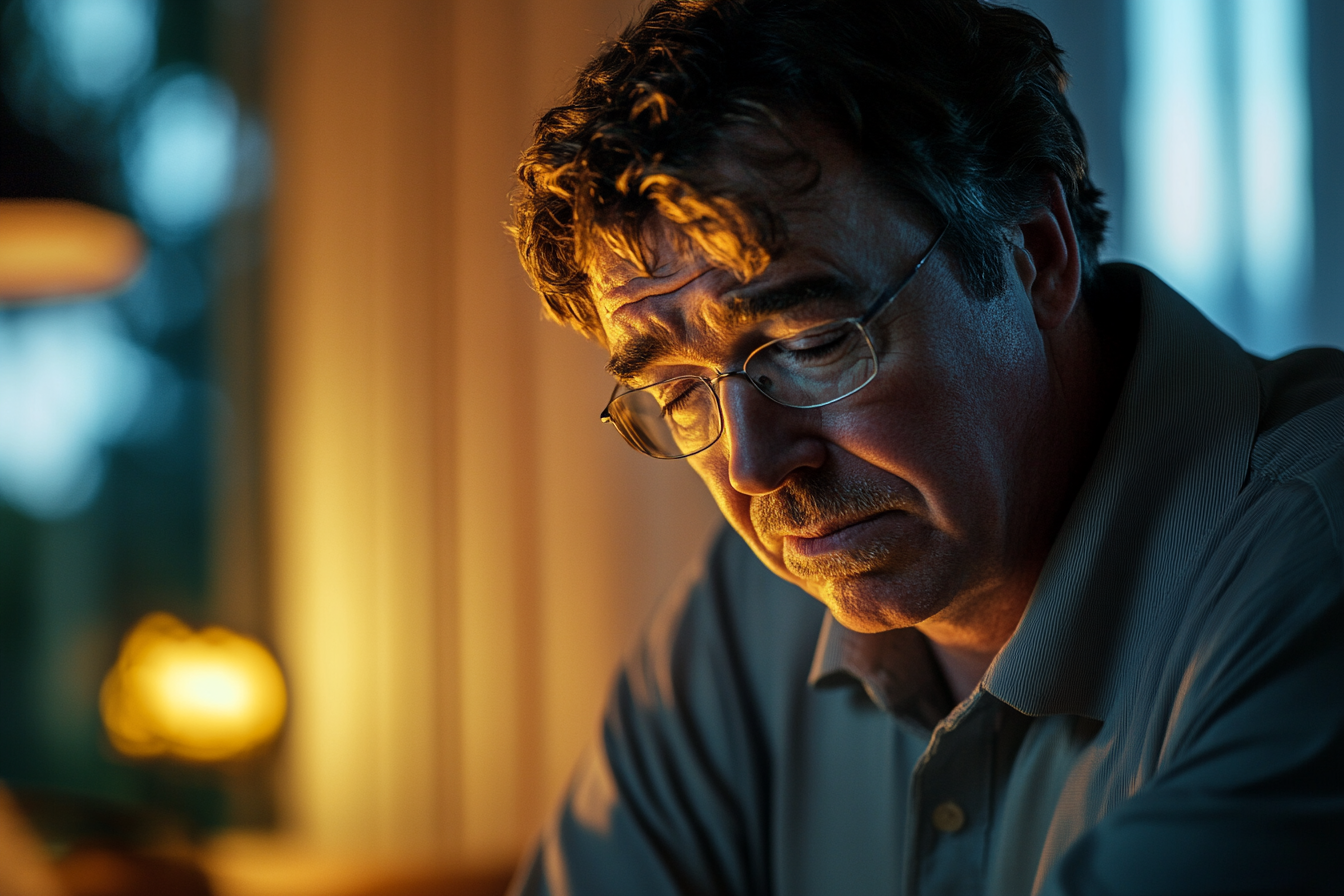 Un homme triste | Source : Midjourney