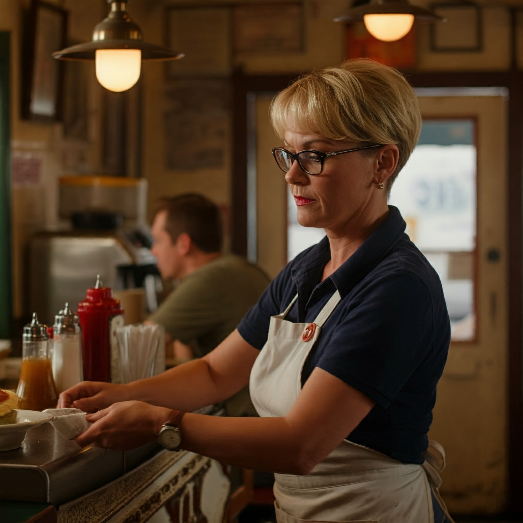 Une femme travaillant dans un restaurant | Source : Gemini