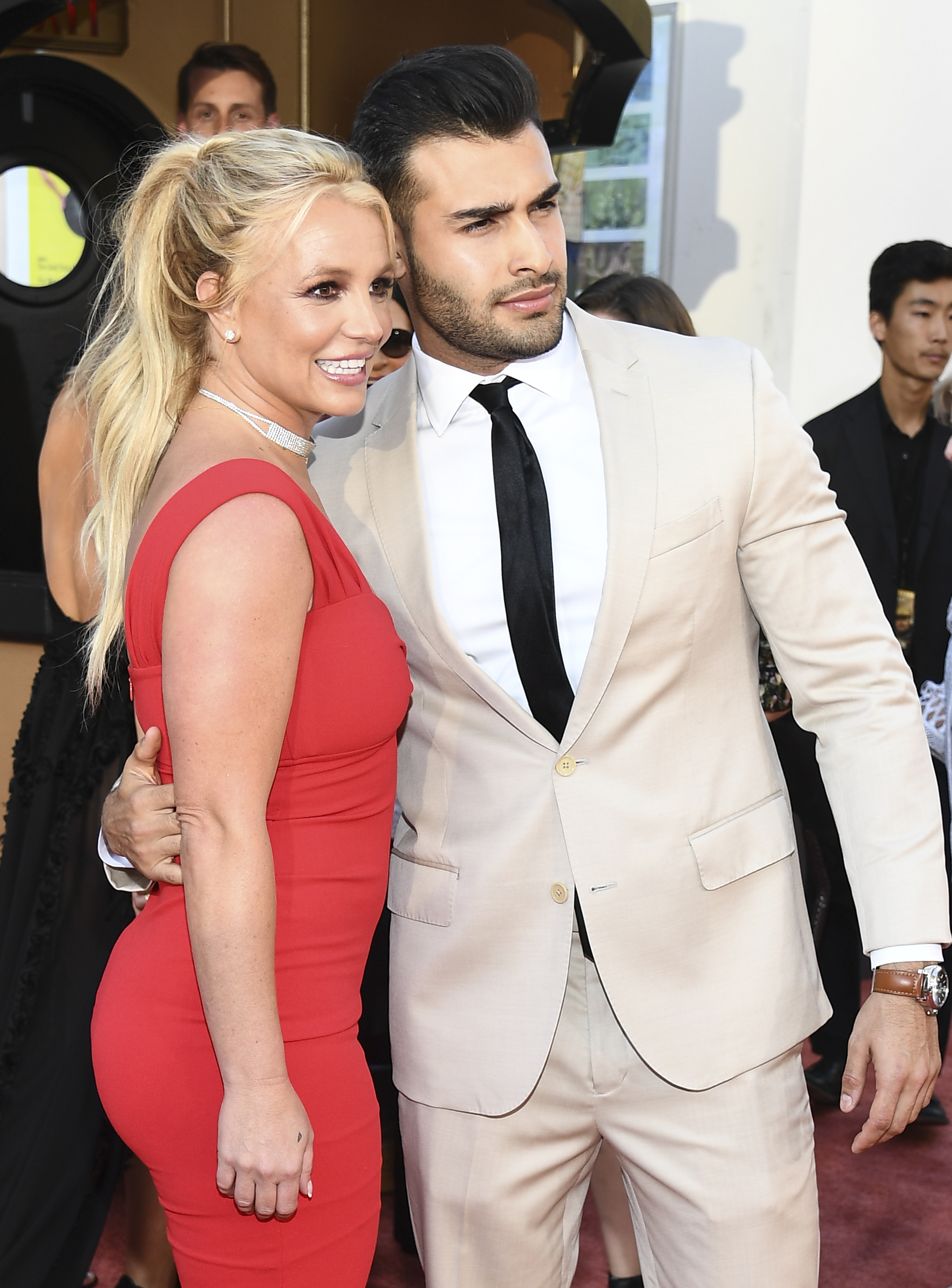 Britney Spears et Sam Asghari à Los Angeles le 22 juillet 2019 | Source : Getty Images