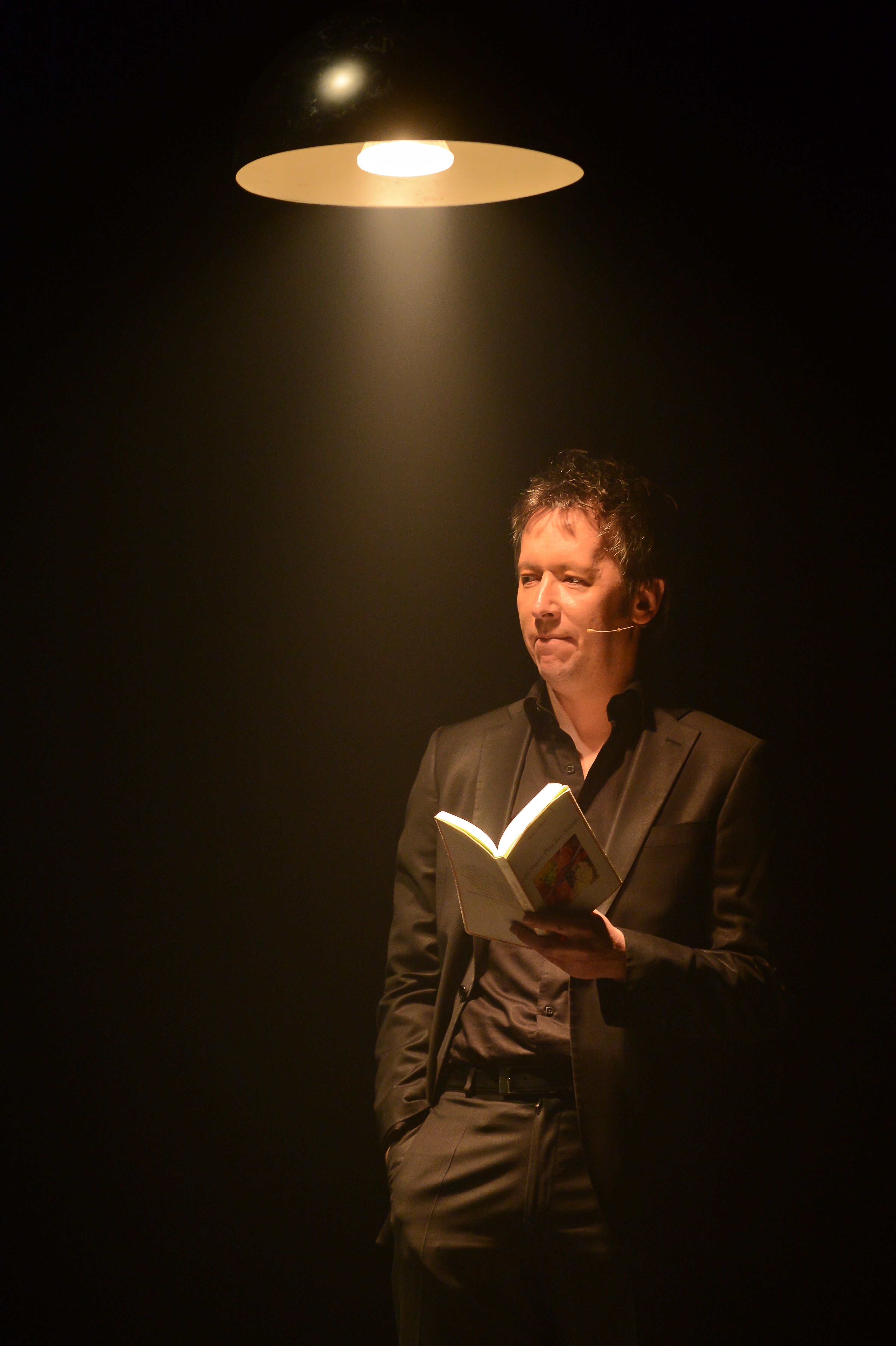 Jean Luc Lemoine lors d'un spectacle le 23 mars 2012 à Genève, en Suisse I Source : Getty Images