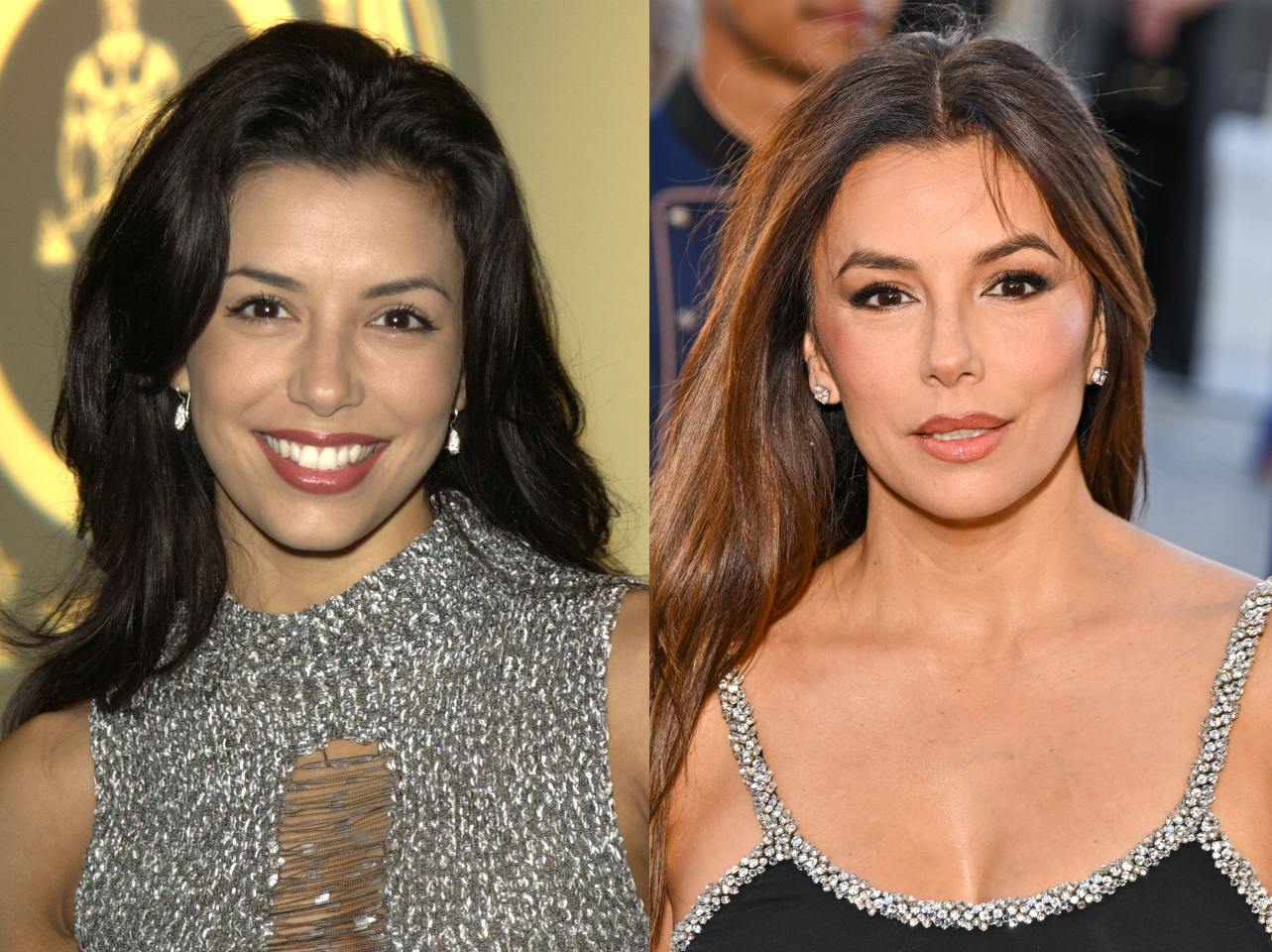 Eva Longoria en 2001 vs en 2024 | Source : Getty Images