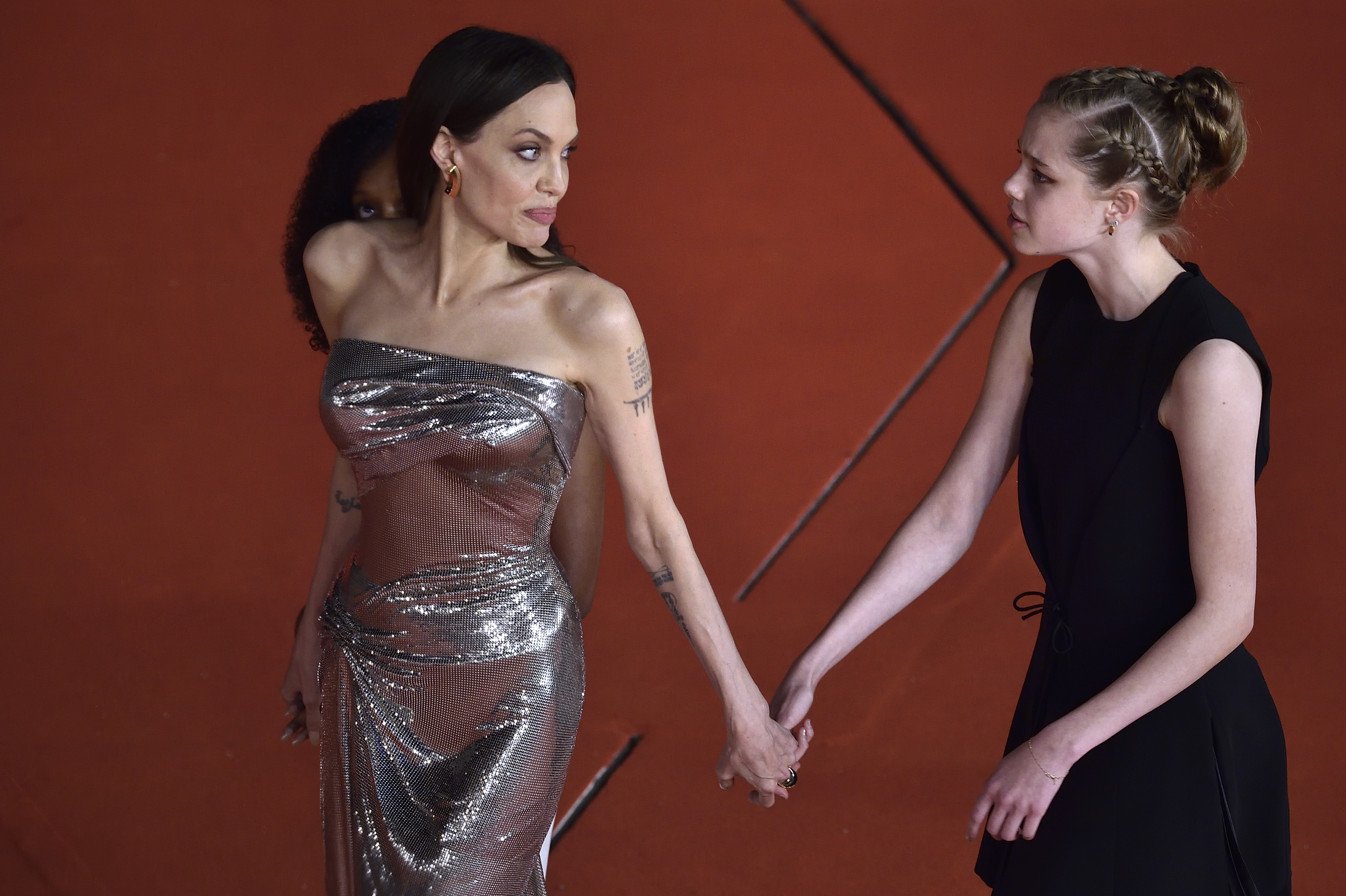 Angelina Jolie et Shiloh Jolie-Pitt au Rome Film Fest 2021 à Rome, en Italie, le 24 octobre 2021 | Source : Getty Images