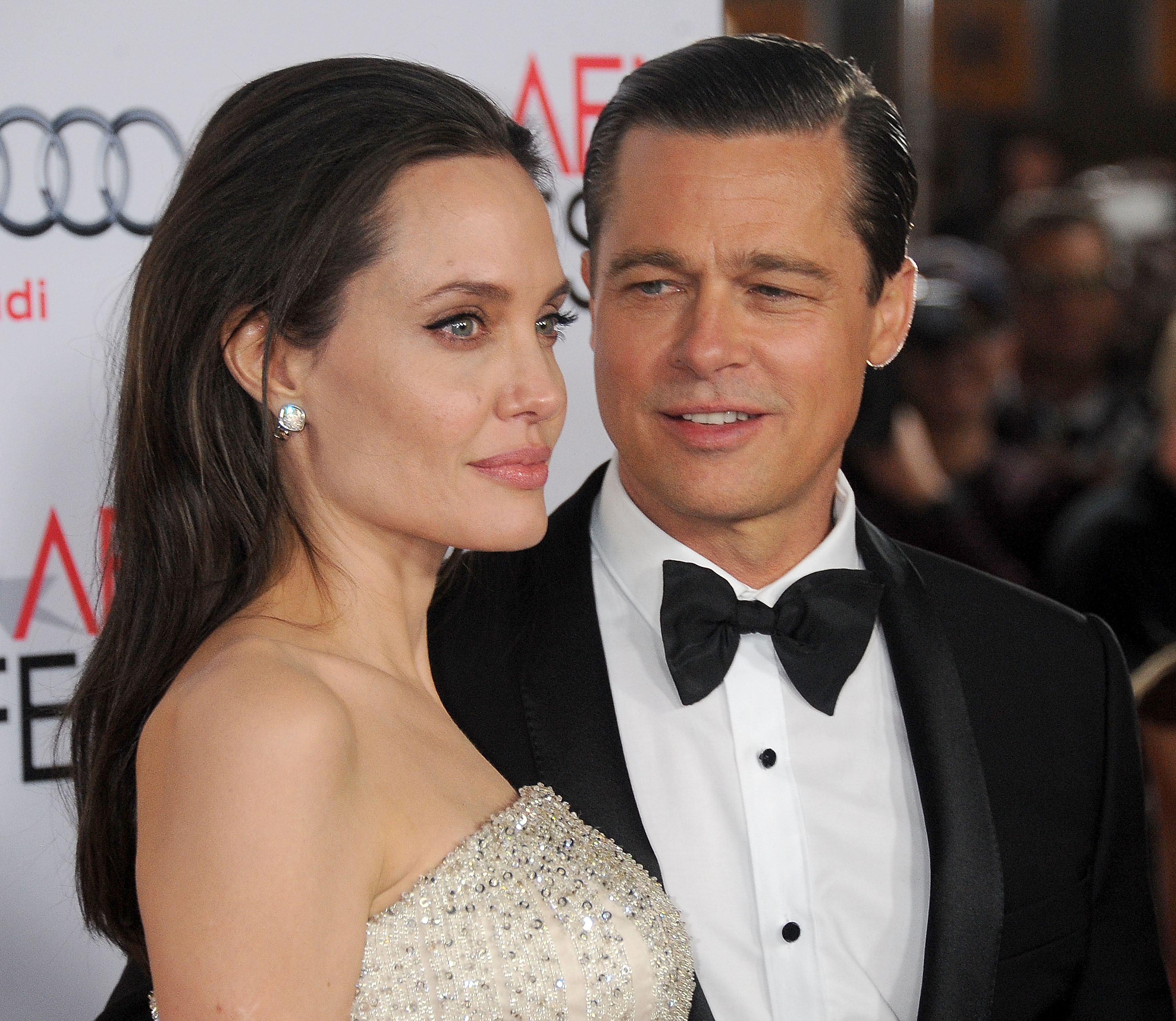 Angelina Jolie et Brad Pitt à l'AFI FEST 2015 à Hollywood | Source : Getty Images