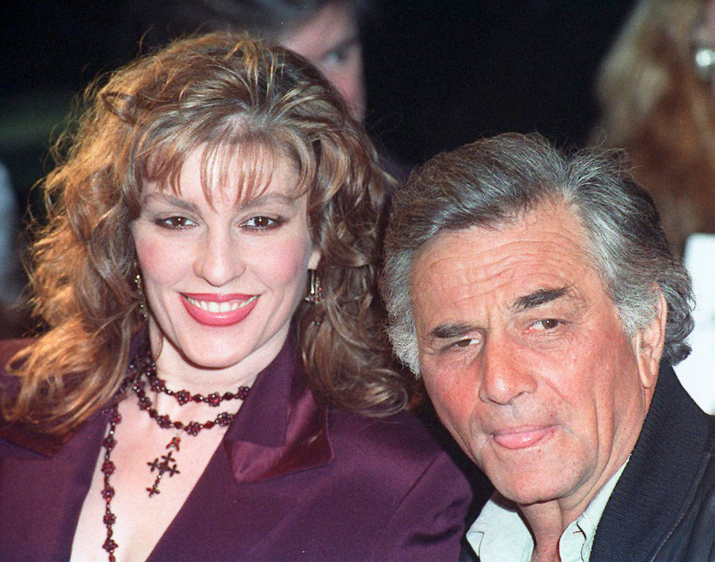 Shera Danese et Peter Falk, vers 1991 | Source : Getty Images