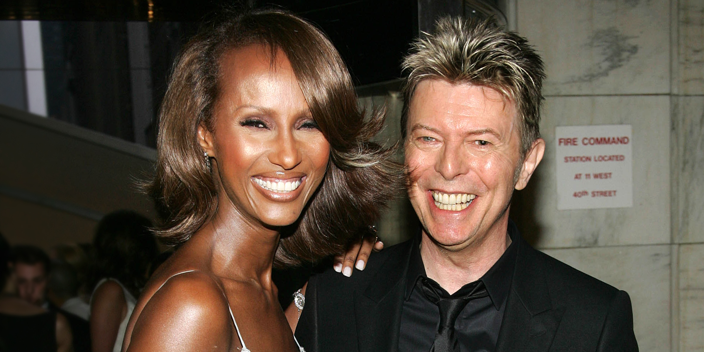 Iman et David Bowie | Source : Getty Images