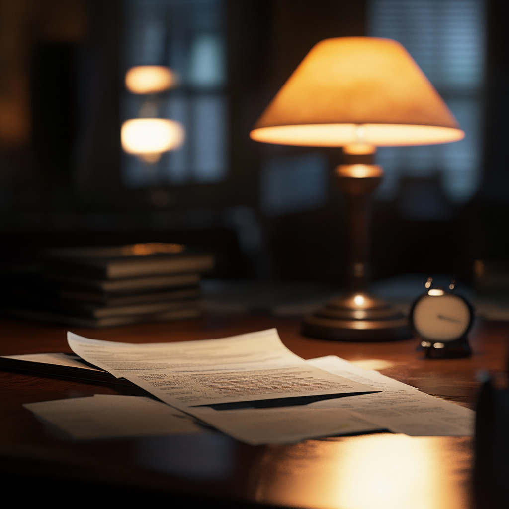 Des documents sur une table | Source : Midjourney