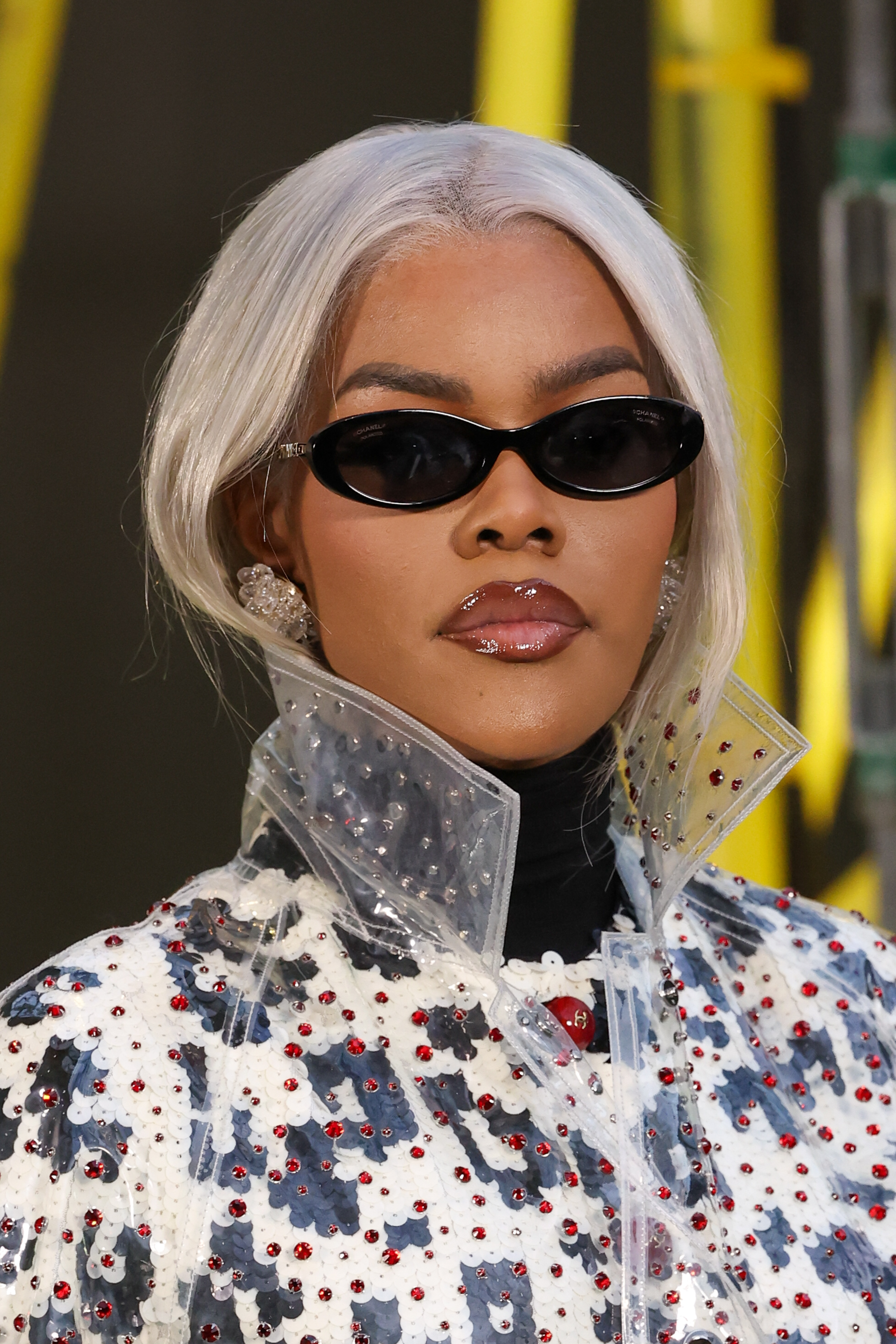 Teyana Taylor au défilé Chanel dans le cadre de la Fashion Week automne-hiver à Paris, qui s'est tenu au Grand Palais le 9 mars 2026 en France | Source : Getty Images