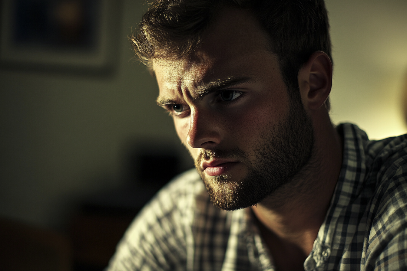 Un homme sérieux | Source : Midjourney
