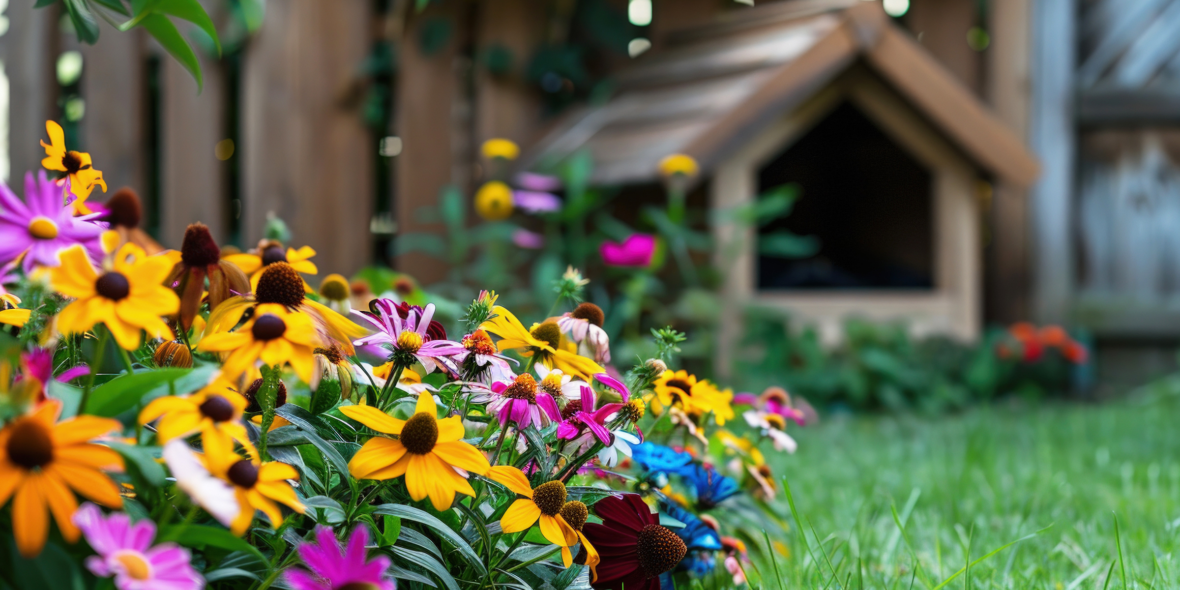 Un jardin de fleurs | Source : Freepik