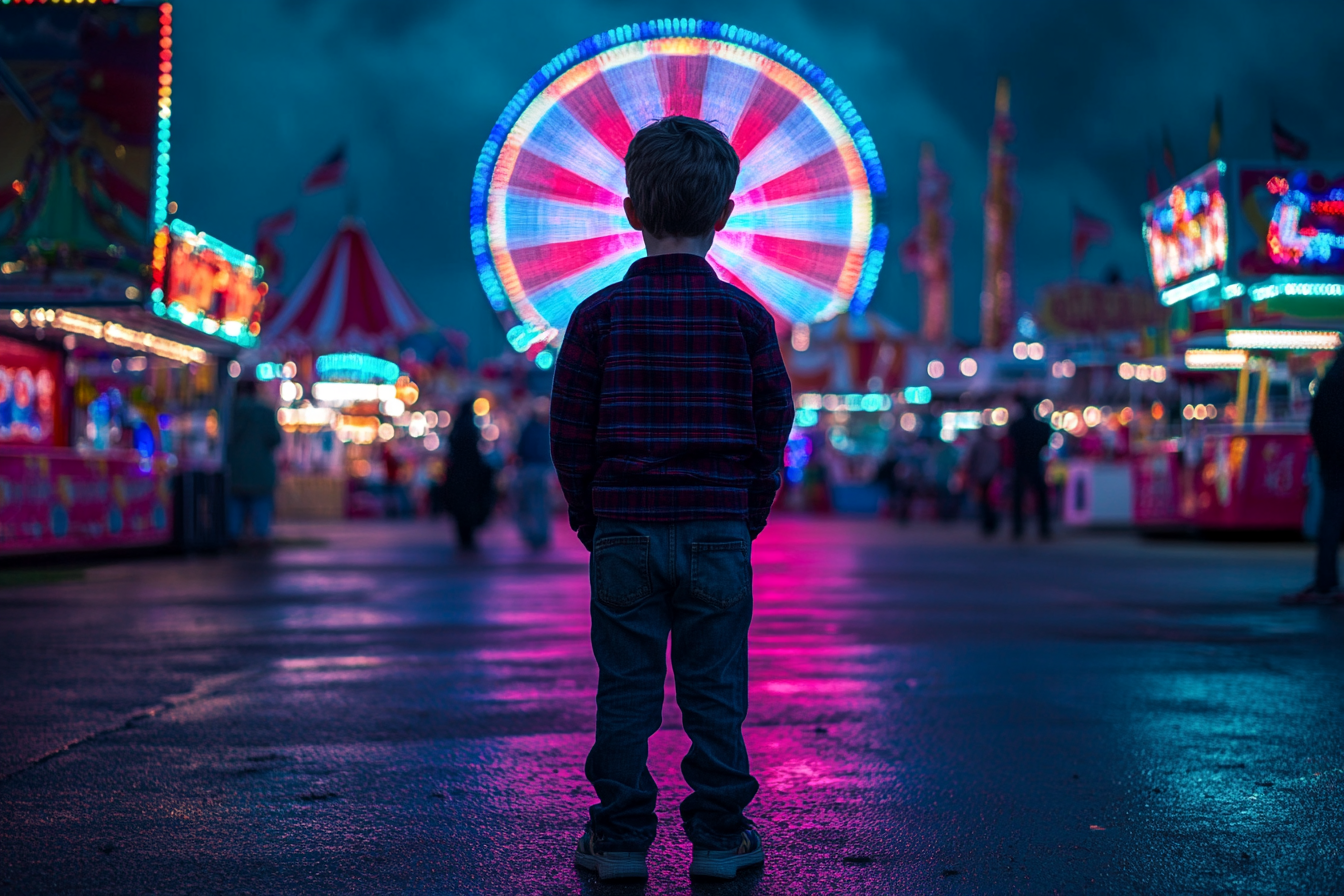 Un garçon à la fête foraine | Source : Amomama