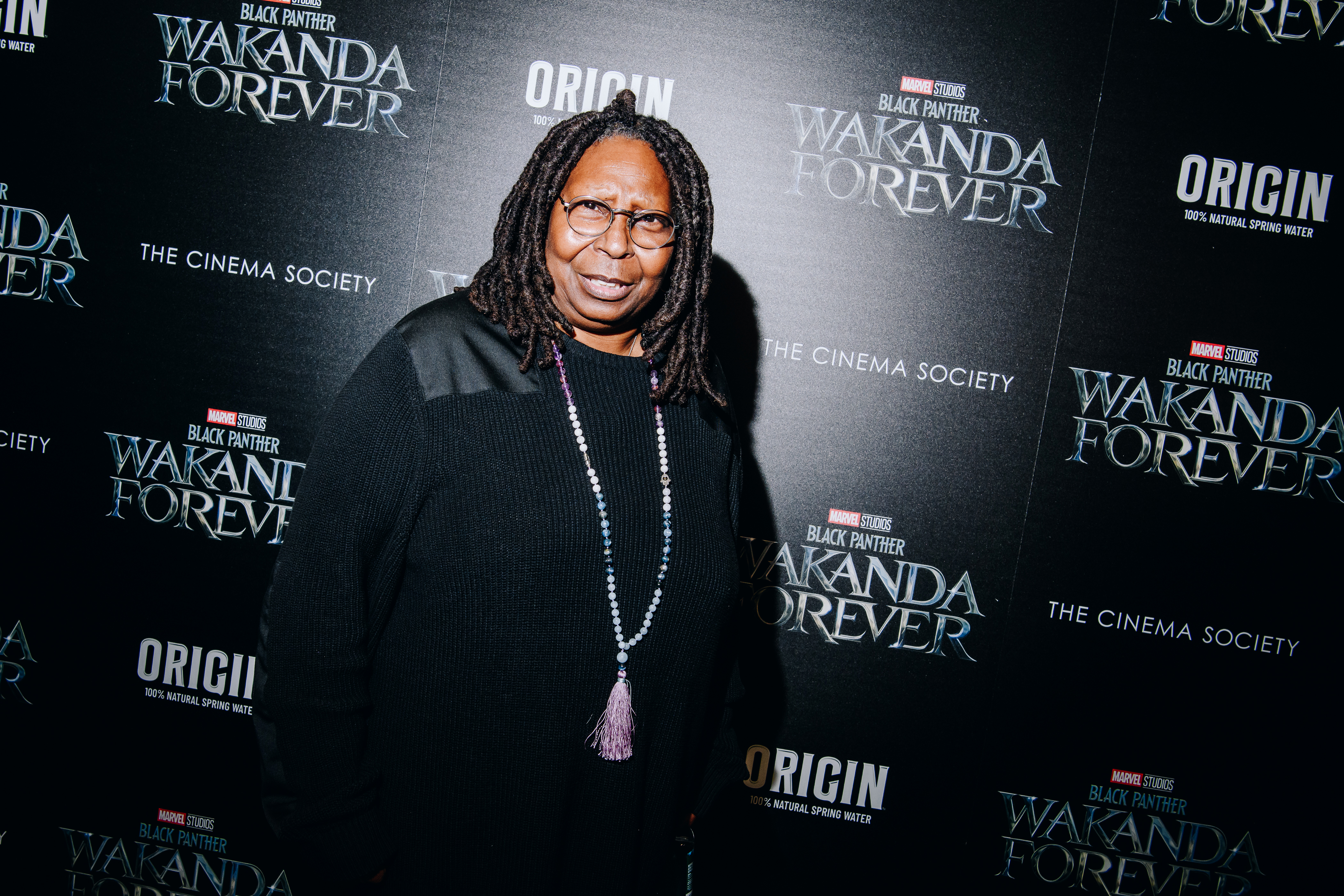 Whoopi Goldberg lors d'une projection spéciale de "Black Panther : Wakanda Forever" le 1er novembre 2022 | Source : Getty Images