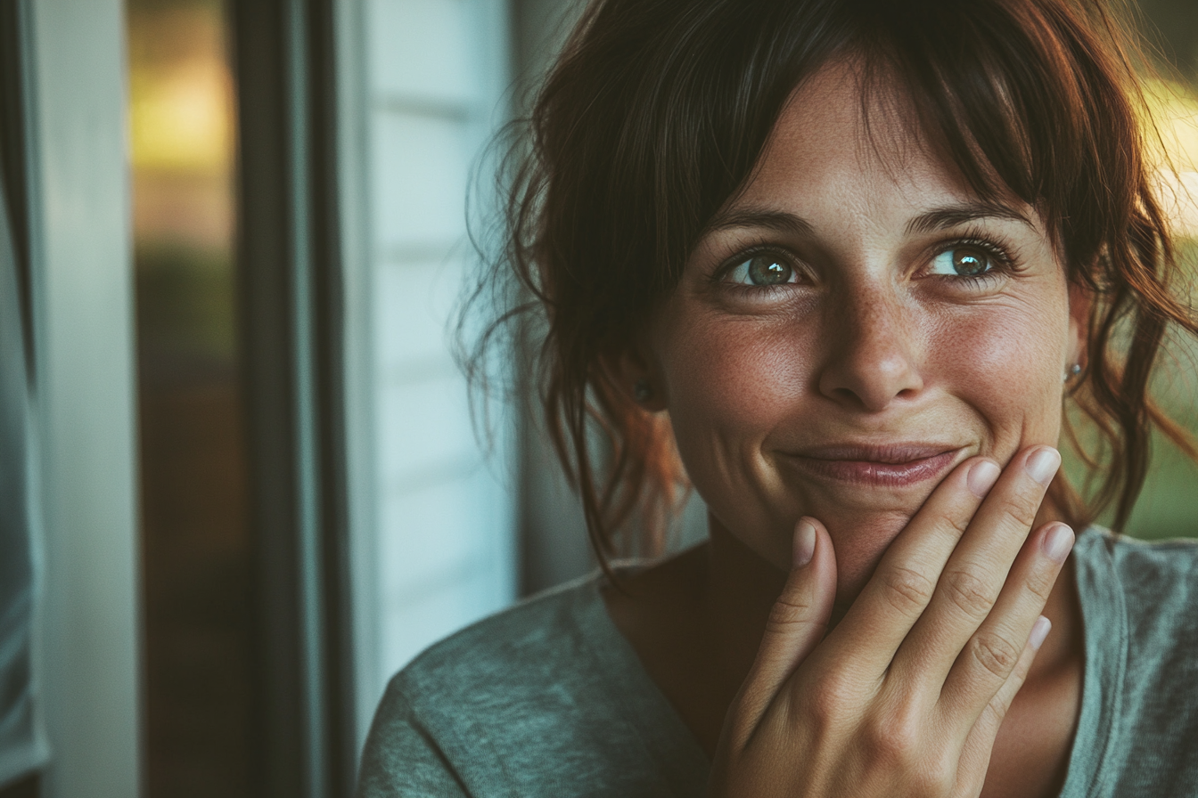 Une femme souriante | Source : Midjourney