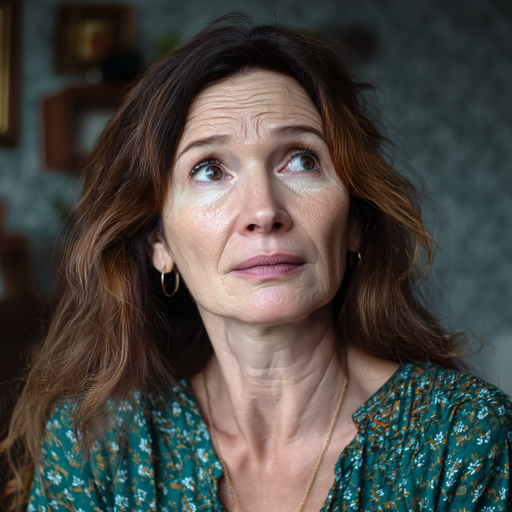 Une femme inquiète | Source : Midjourney