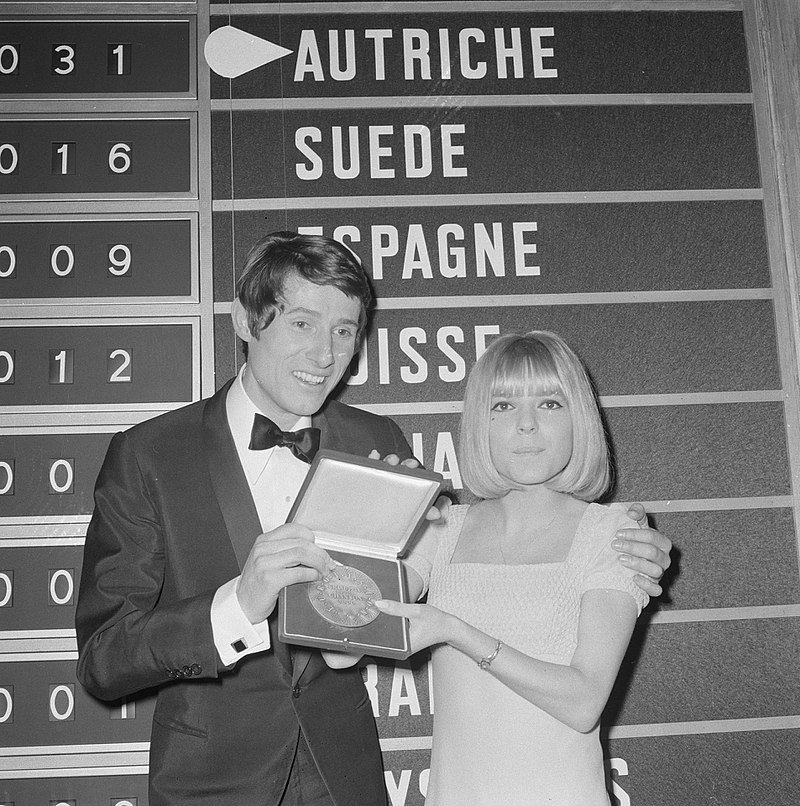 France Gall pour l'Eurovision 1966. l Source : Wikimedia Commons
