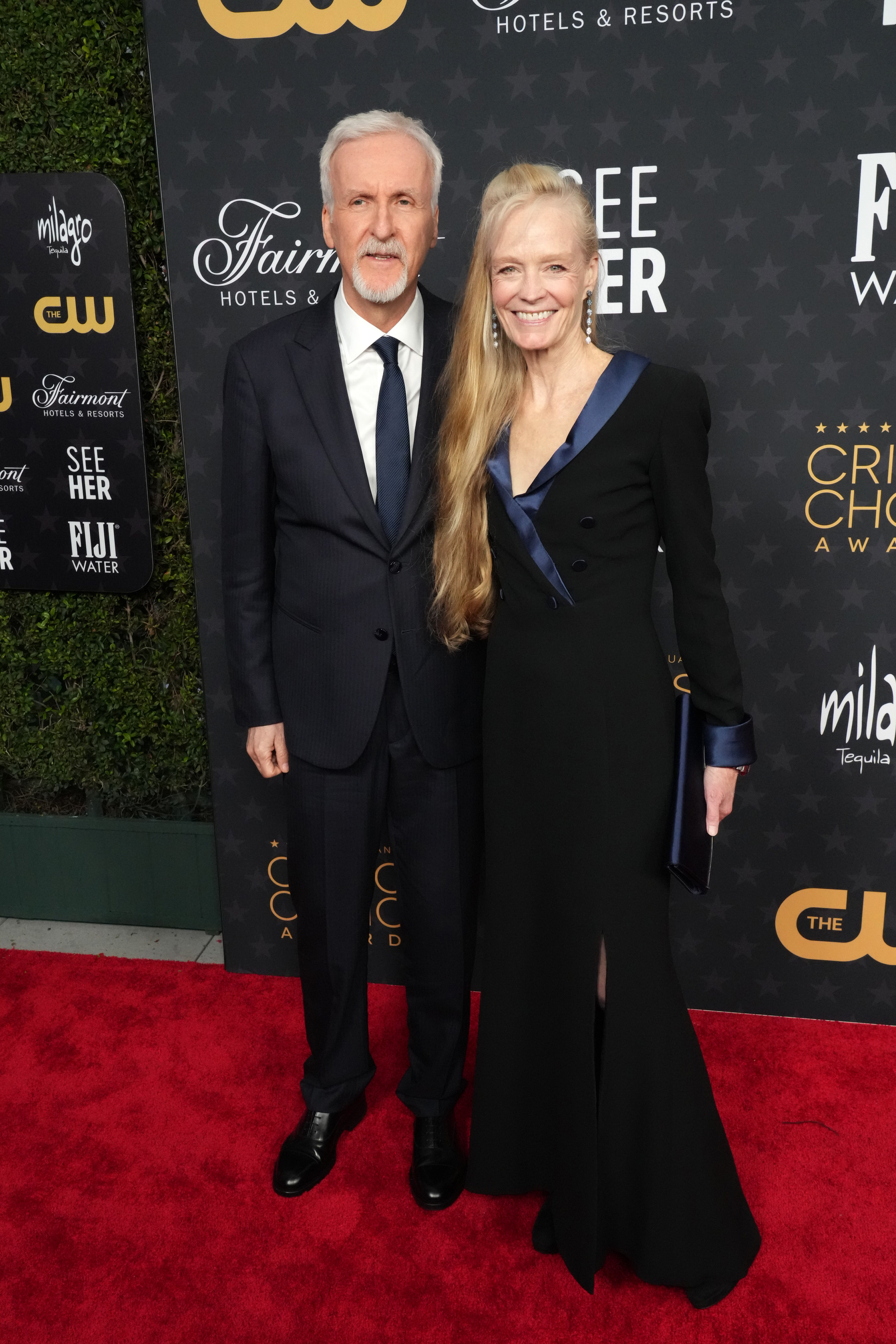 James Cameron et Suzy Amis Cameron assistent à la 28e cérémonie annuelle des Critics Choice Awards au Fairmont Century Plaza le 15 janvier 2023 à Los Angeles, Californie | Source : Getty Images