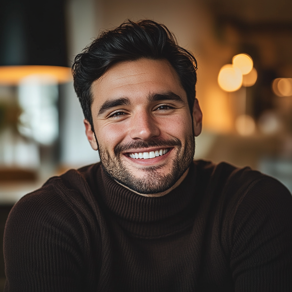 Un homme souriant | Source : Midjourney