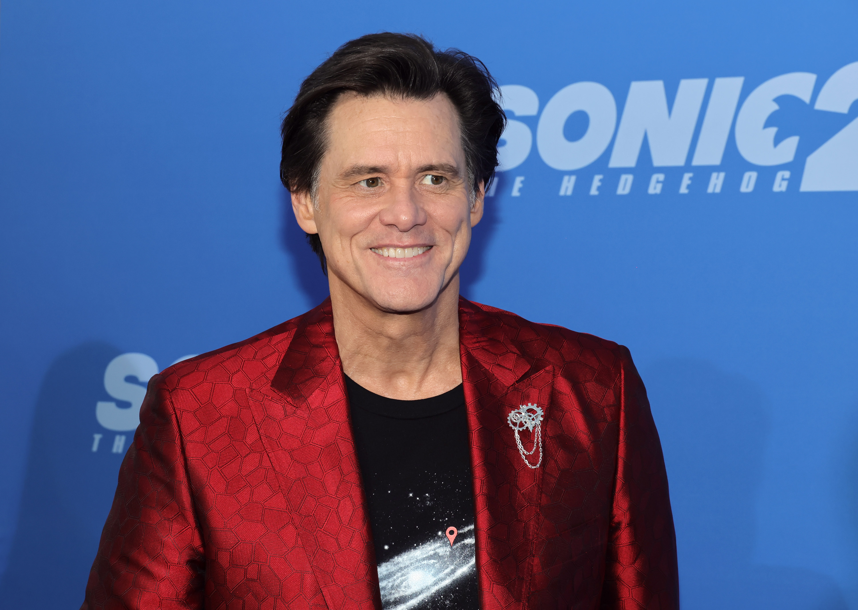 Jim Carrey le 05 avril 2022 à Los Angeles, Californie | Source : Getty Images