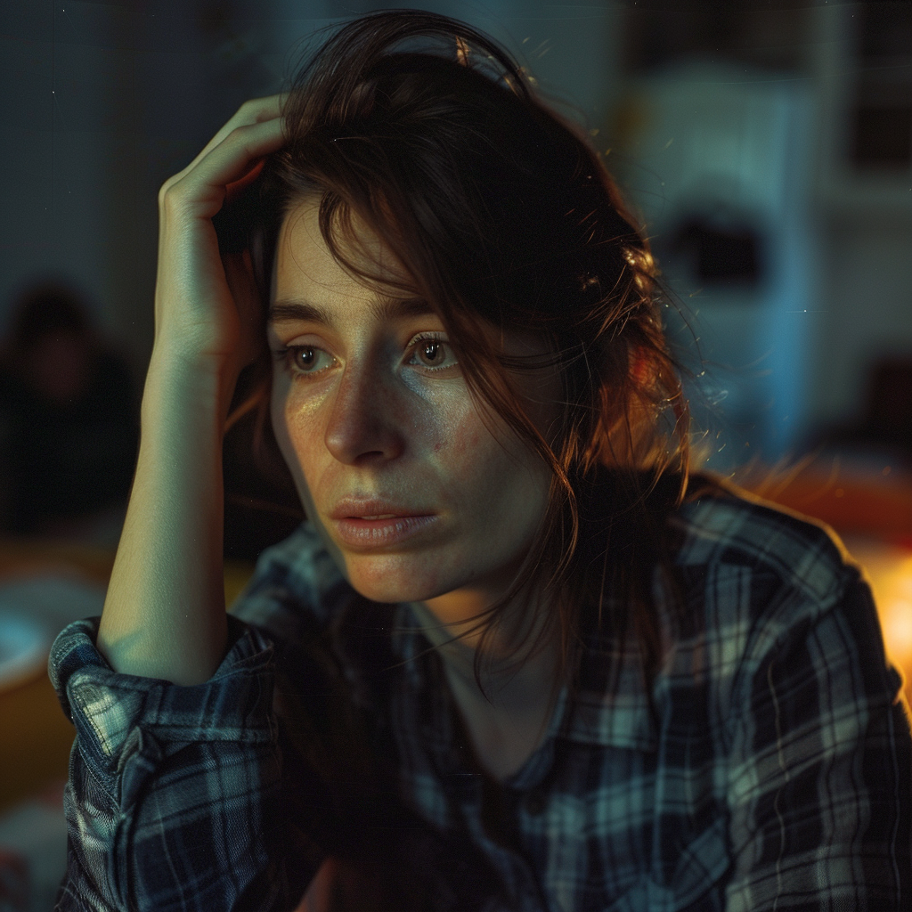 Une femme stressée | Source : Midjourney