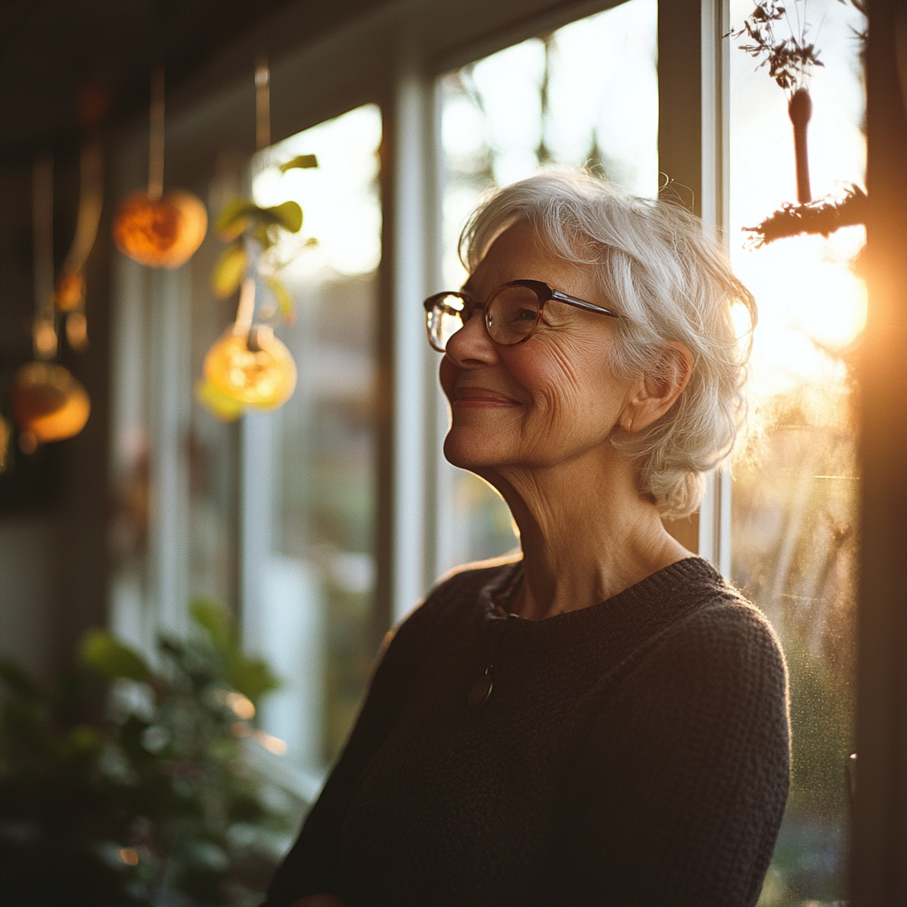 Une femme heureuse | Source : Midjourney