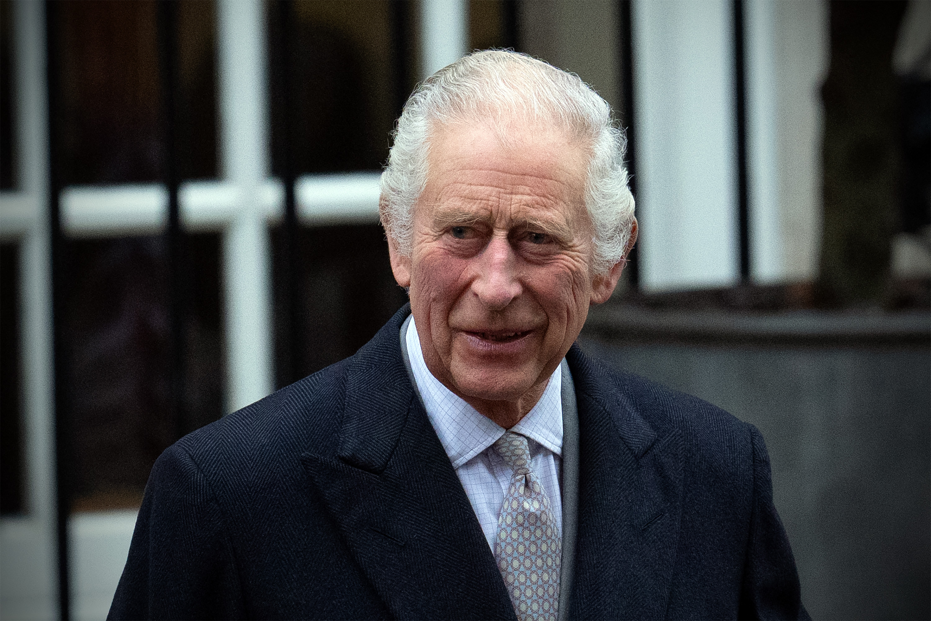 Le roi Charles III vu quittant la London Clinic à Londres, Angleterre, le 29 janvier 2024 | Source : Getty Images