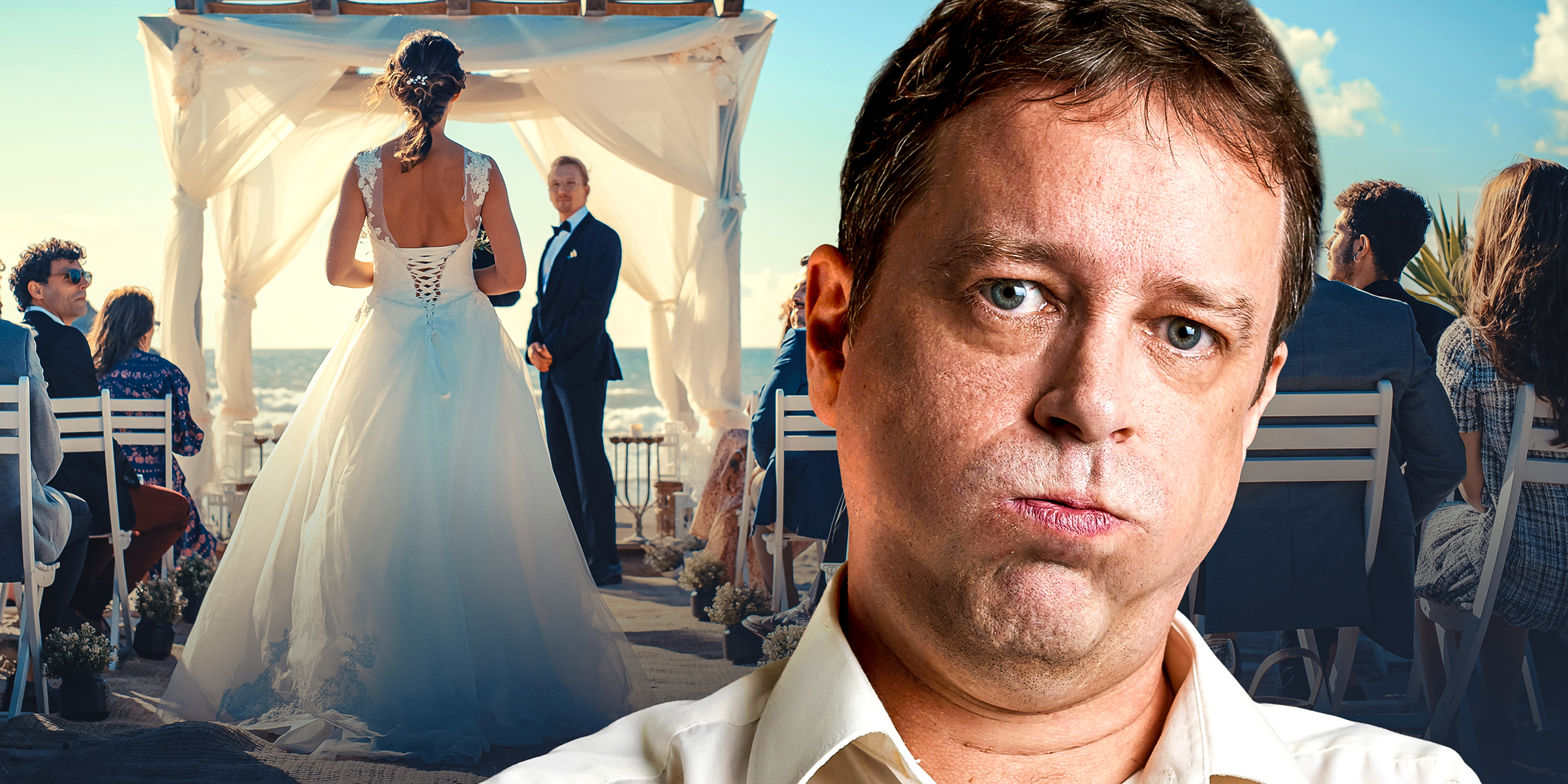 Un homme mécontent lors d'un mariage | Source : Shutterstock