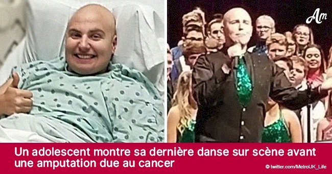 Un adolescent montre sa dernière danse sur scène avant une amputation due au cancer