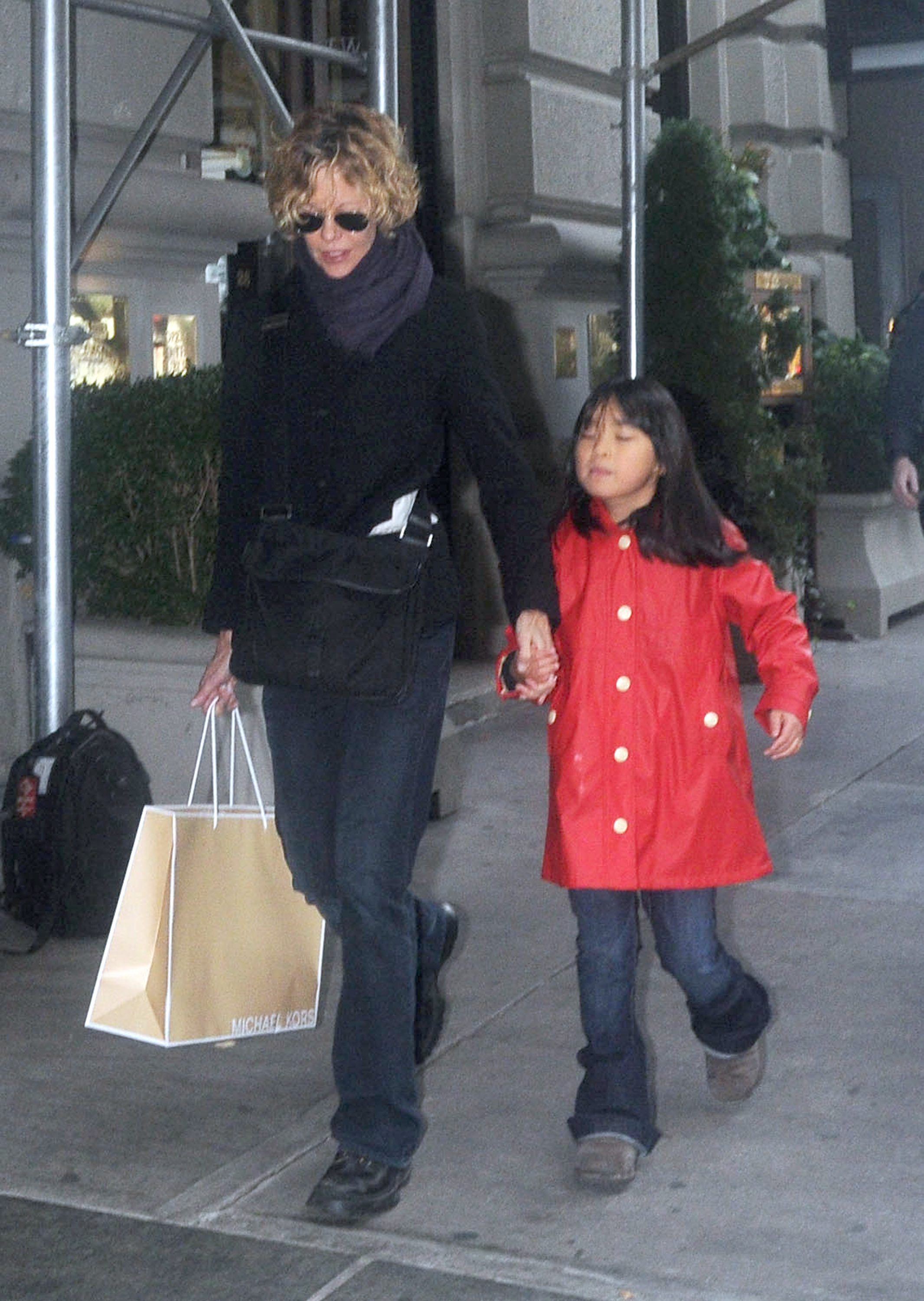 Meg Ryan et sa fille Daisy le 2 novembre 2012 à New York | Source : Getty Images