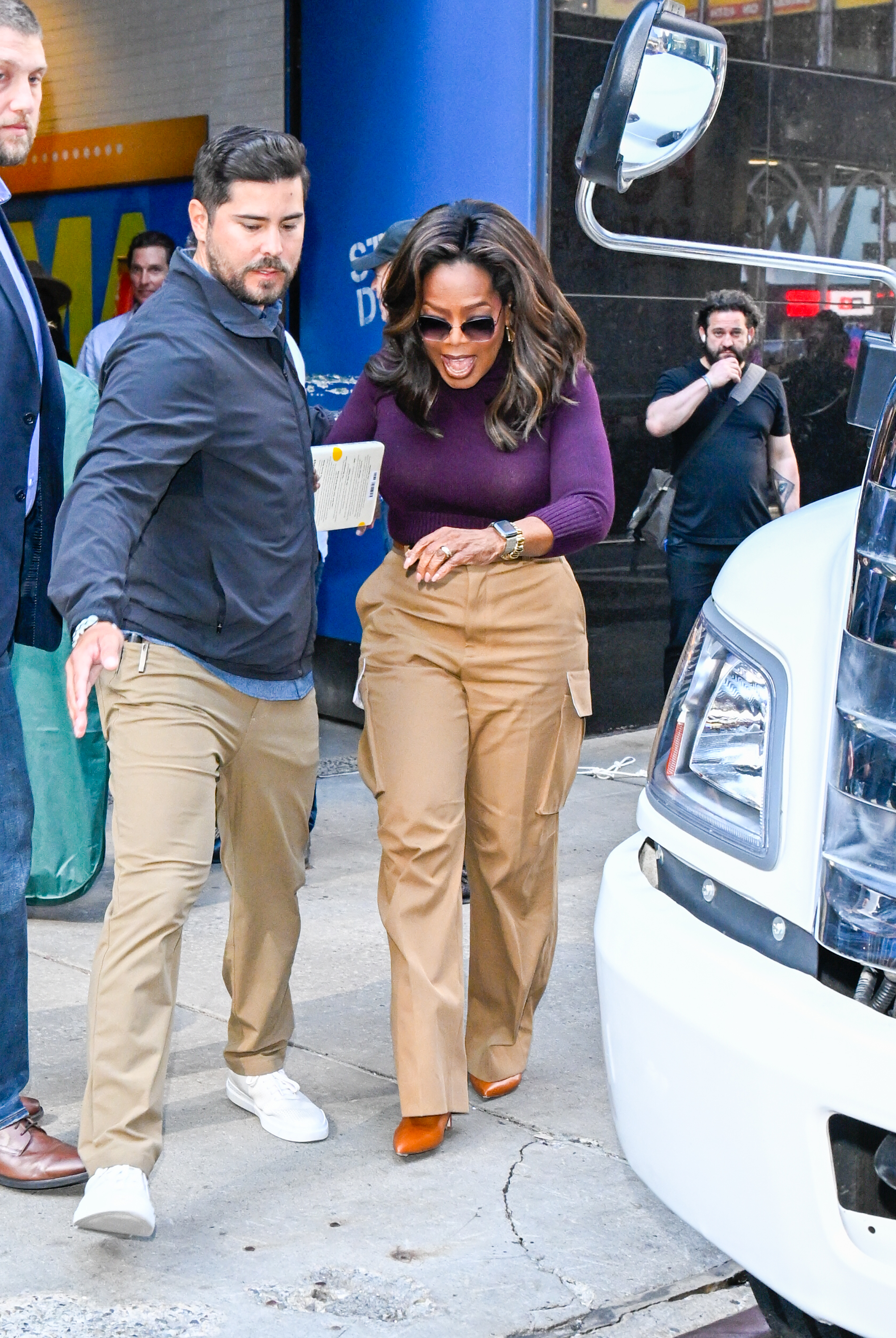 Oprah Winfrey aperçue à "Good Morning America" à New York le 10 septembre 2024 | Source : Getty Images