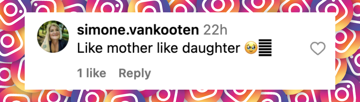 Commentaire d'une fan sur Riley Keough et sa fille de deux ans, posté le 8 octobre 2024 | Source : Instagram/rileykeough