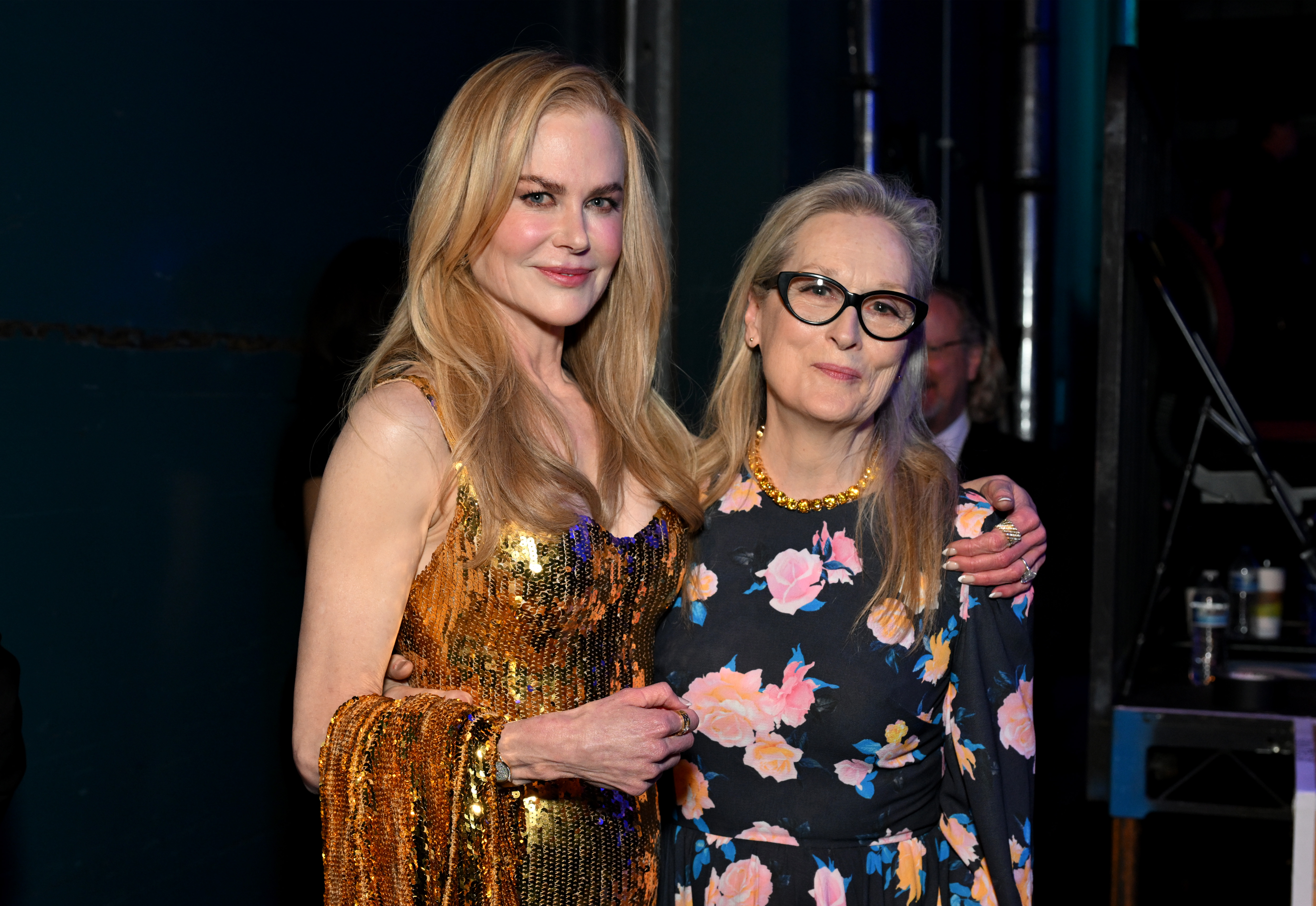 Nicole Kidman et Meryl Streep assistent à la 49e cérémonie de remise du prix AFI Life Achievement Award : A Tribute To Nicole Kidman à Los Angeles, en Californie, le 27 avril 2024. | Source : Getty Images