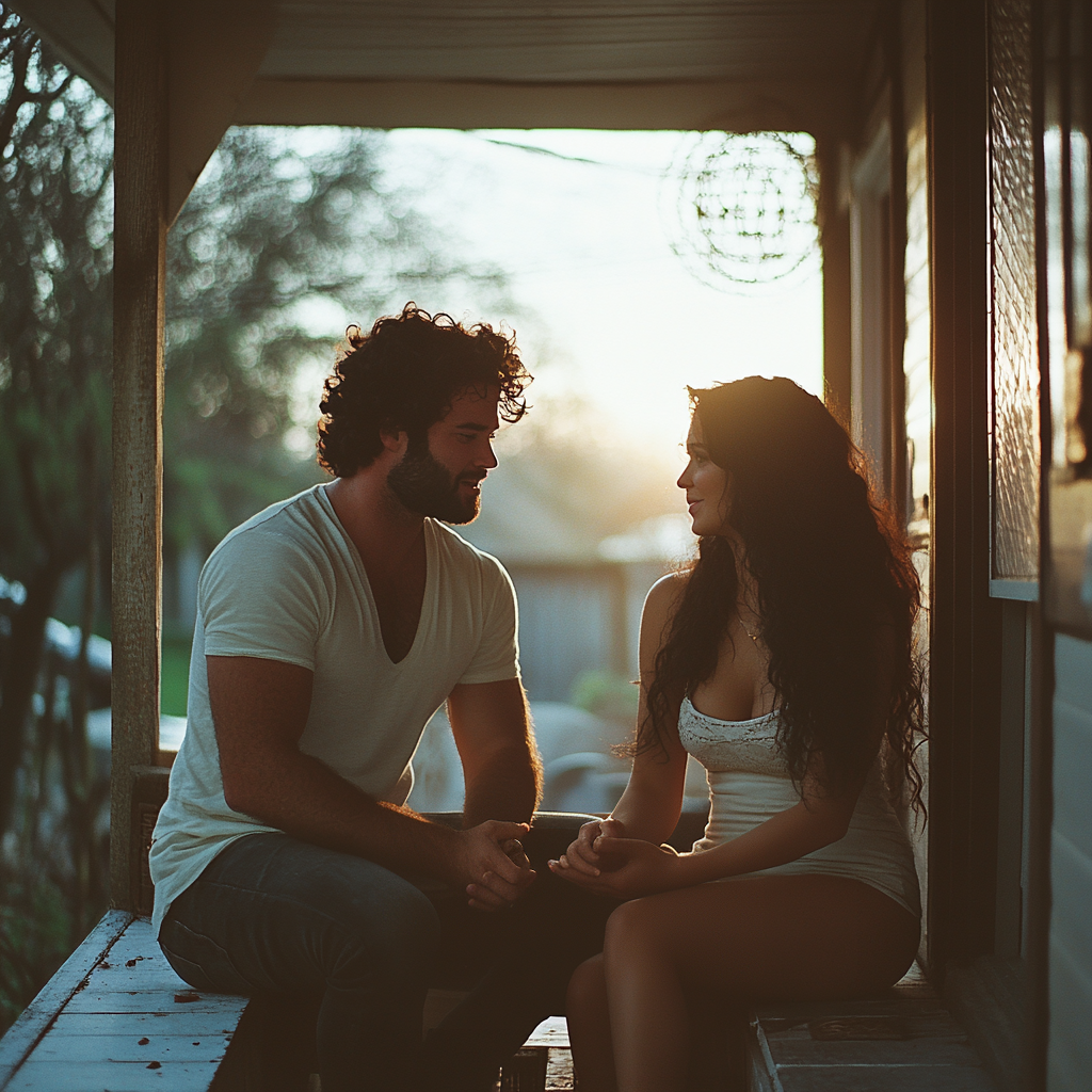 Un couple heureux qui tisse des liens | Source : Midjourney