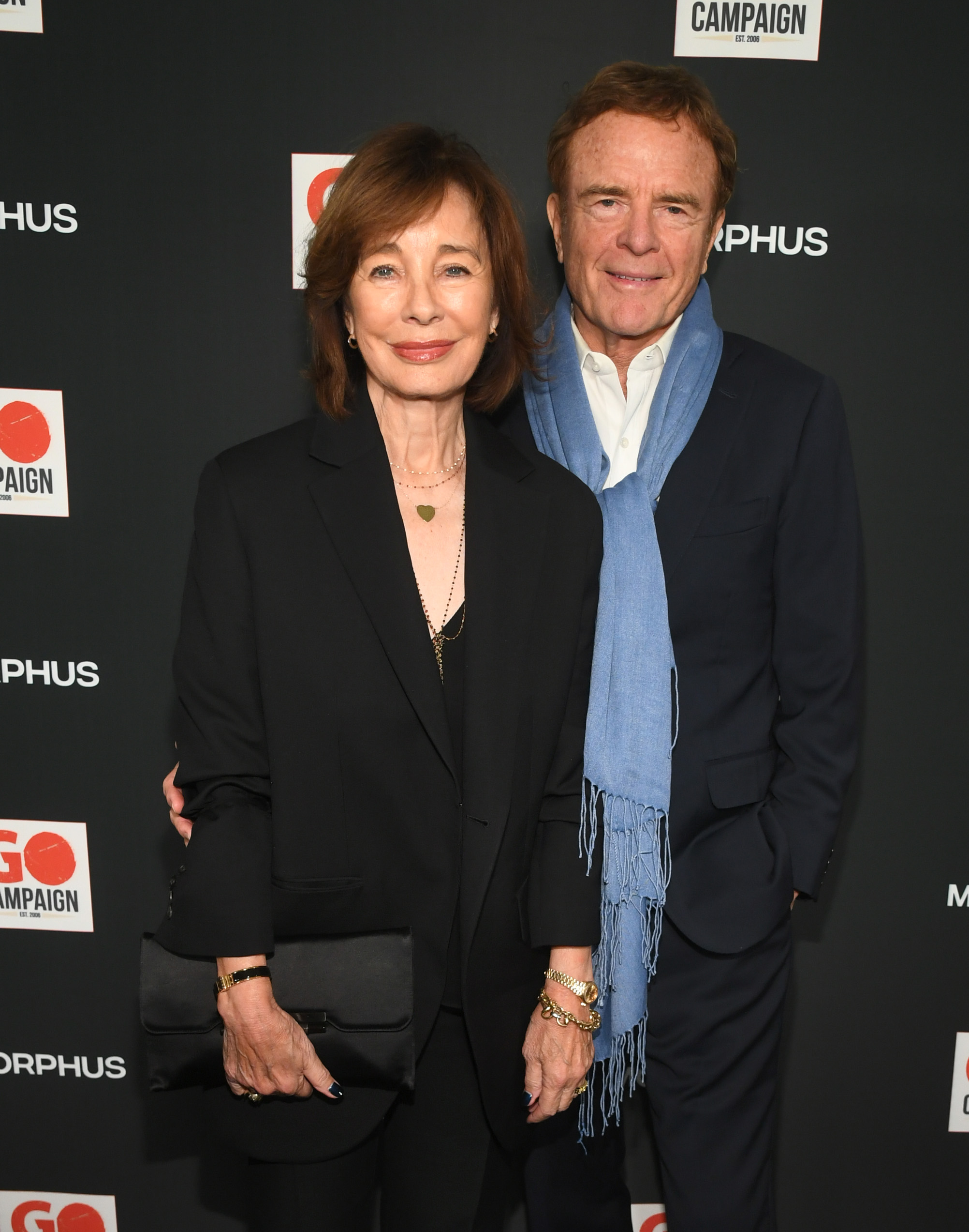 Anne Archer et Terry Jastrow assistent au gala annuel de la campagne GO, le 21 octobre 2023, à Los Angeles, en Californie. | Source : Getty Images