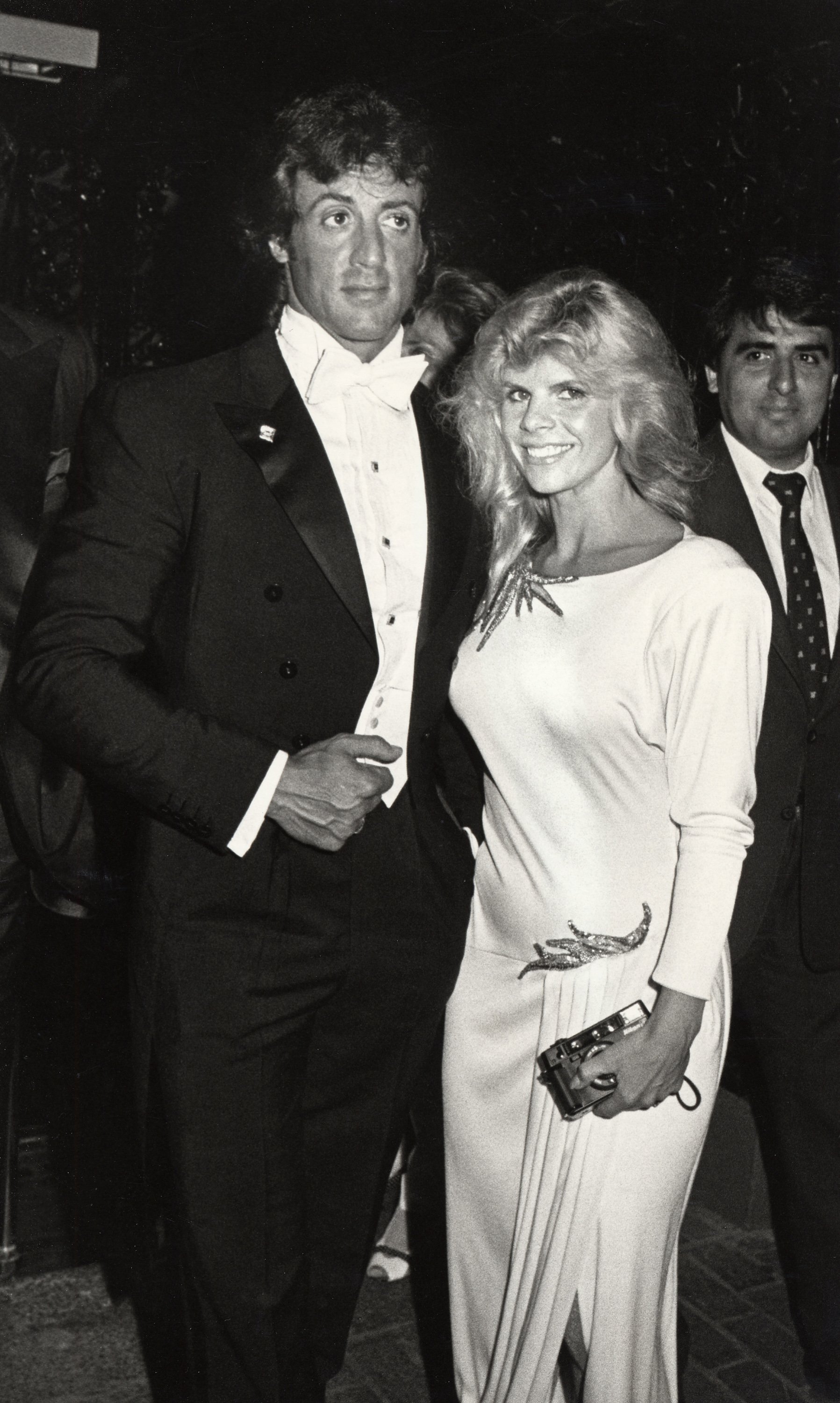 Sylvester Stallone et Sasha Czack à la première de "Rhinestone" à New York | Source : Getty Images