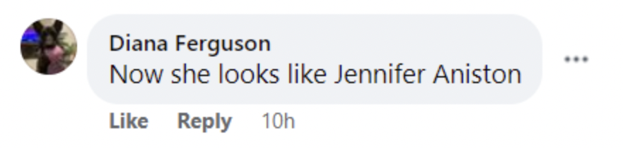Un commentaire laissé sur une photo Facebook de la nouvelle coiffure d'Angelina Jolie en 2023 | Source : facebook.com/Byrdie