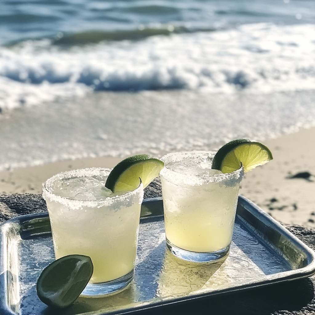 Boissons sur un plateau d'argent | Source : Midjourney