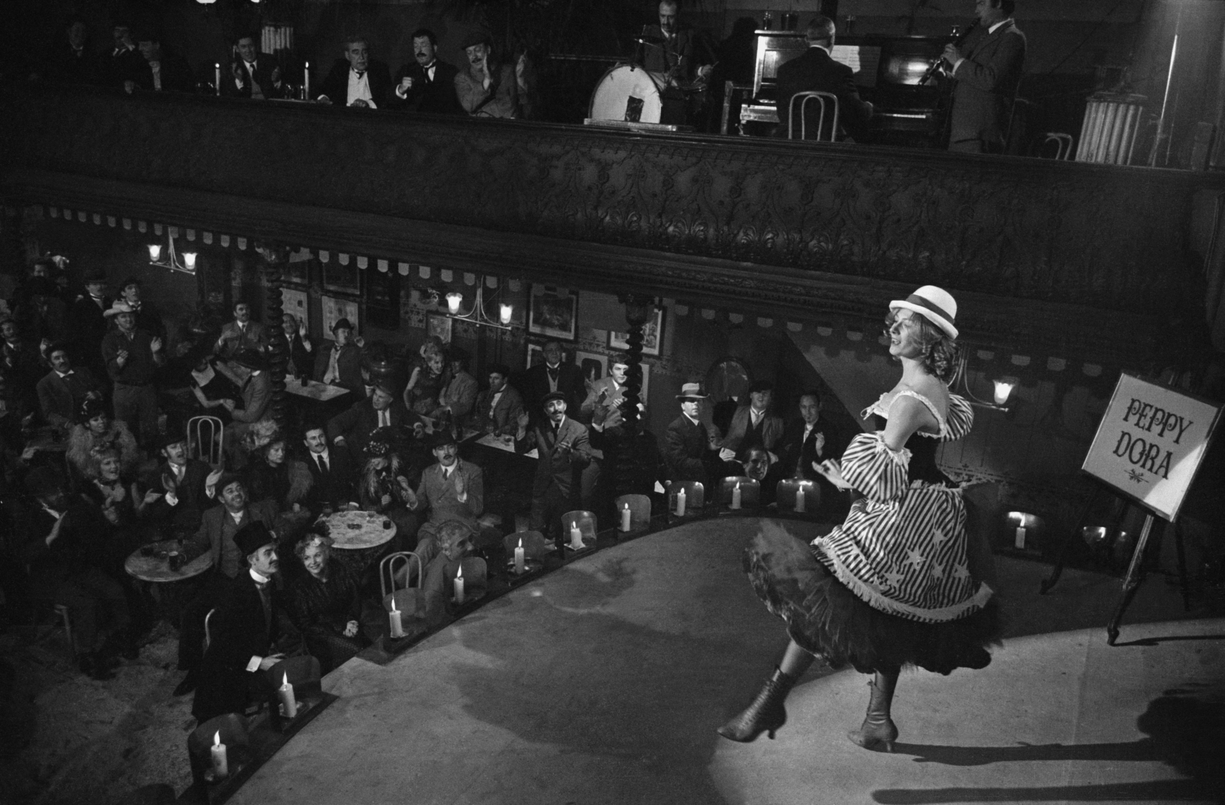 L'actrice, qui incarne Isadora Duncan, lors du tournage de "Isadora" le 4 janvier 1968 | Source : Getty Images